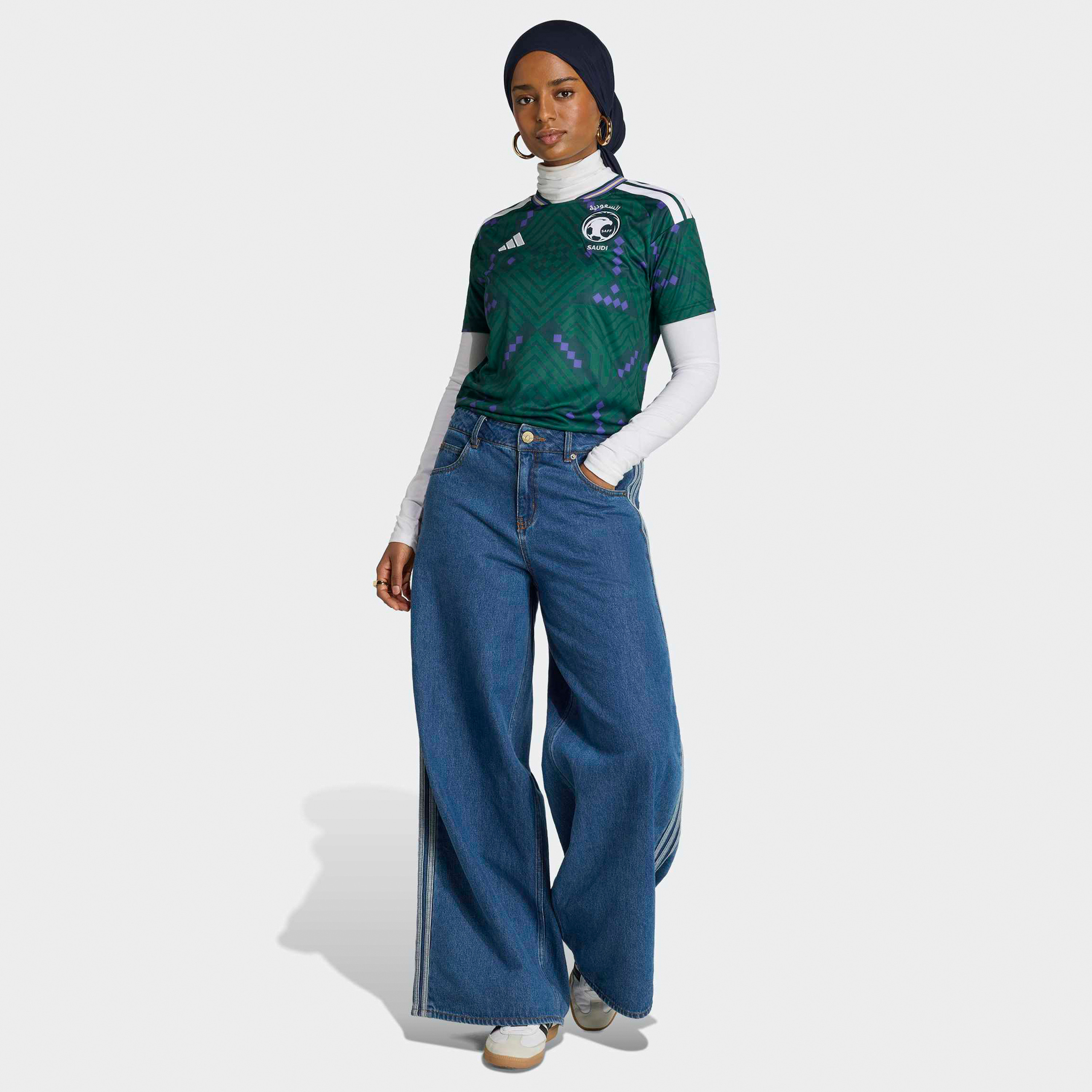 اديداس - قميص منتخب السعودية الأساسي للنساء لكأس العالم FIFA 2026-women-clothing-tshirts-image-3