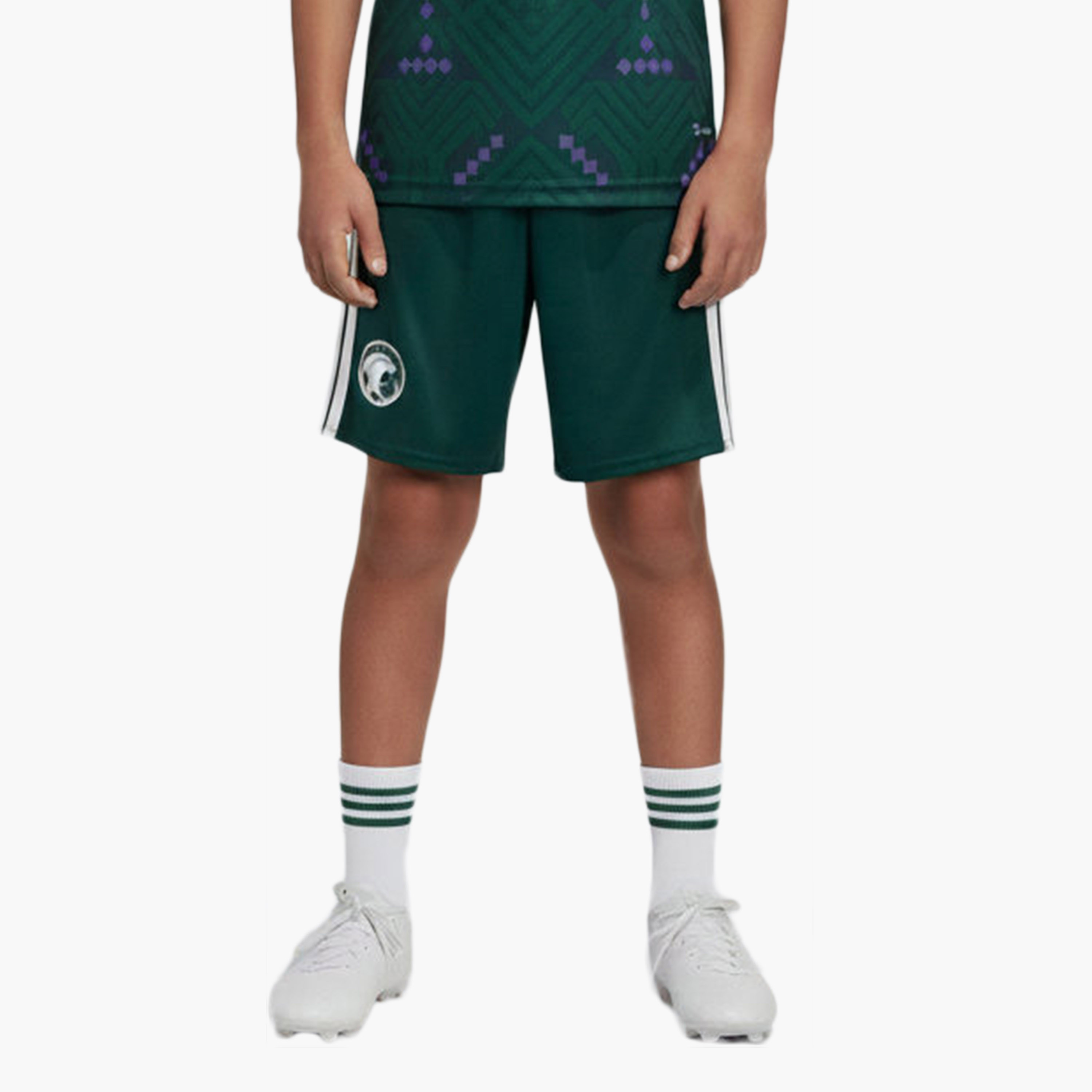 اديداس - تيشيرت صغير ميني كيت المنتخب السعودي 26 للأطفال-boys-clothing-sportswear-sets-image-3