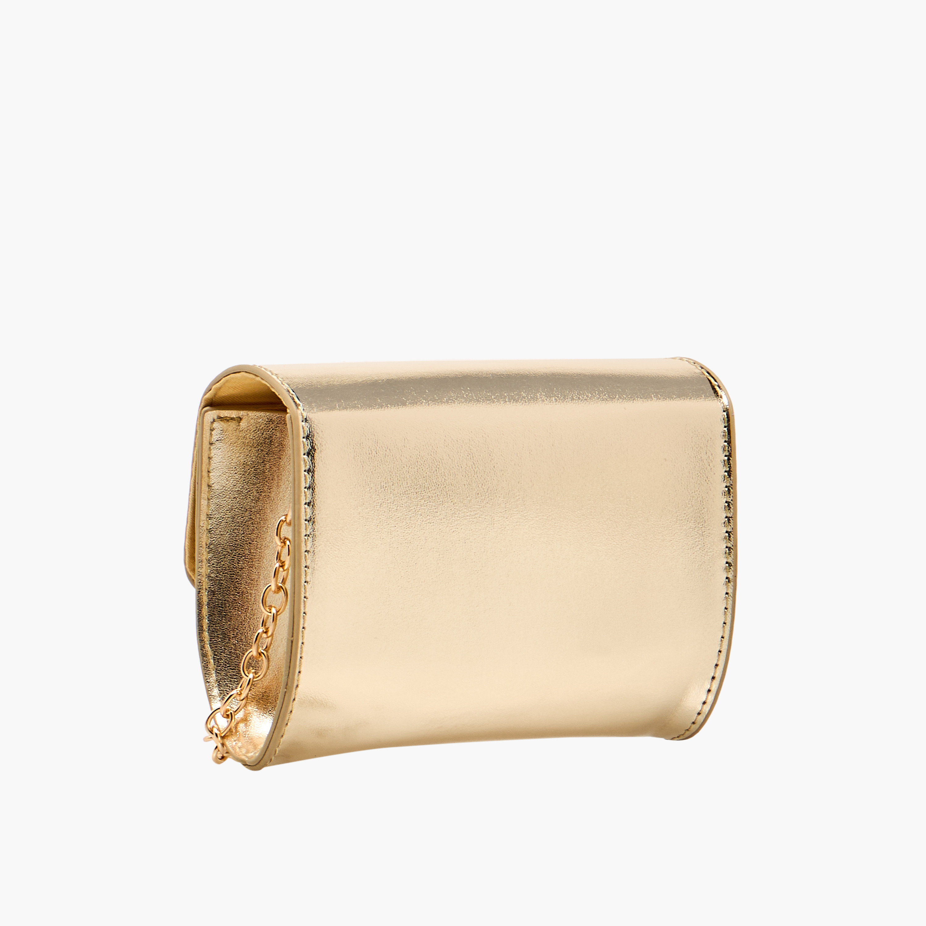 شنطة كروس بودي بحزام سلسلة وزينة فيونكة من فلورا بيلا-girls-accessories-bags-image-4