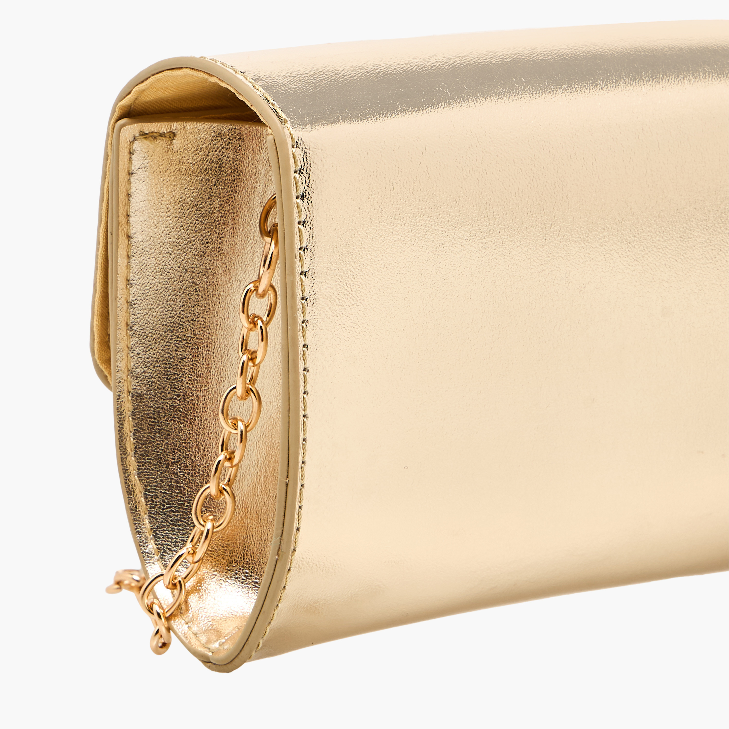شنطة كروس بودي بحزام سلسلة وزينة فيونكة من فلورا بيلا-girls-accessories-bags-image-6