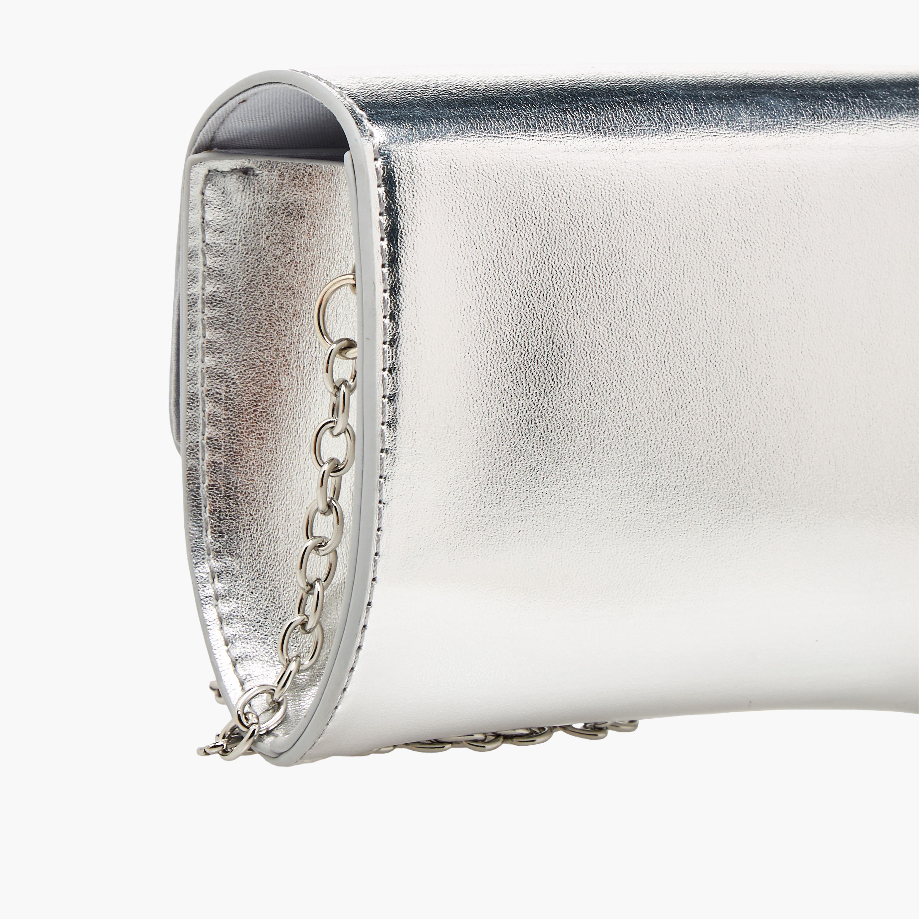 شنطة كروس بودي بحزام سلسلة وزينة فيونكة من فلورا بيلا-girls-accessories-bags-image-6
