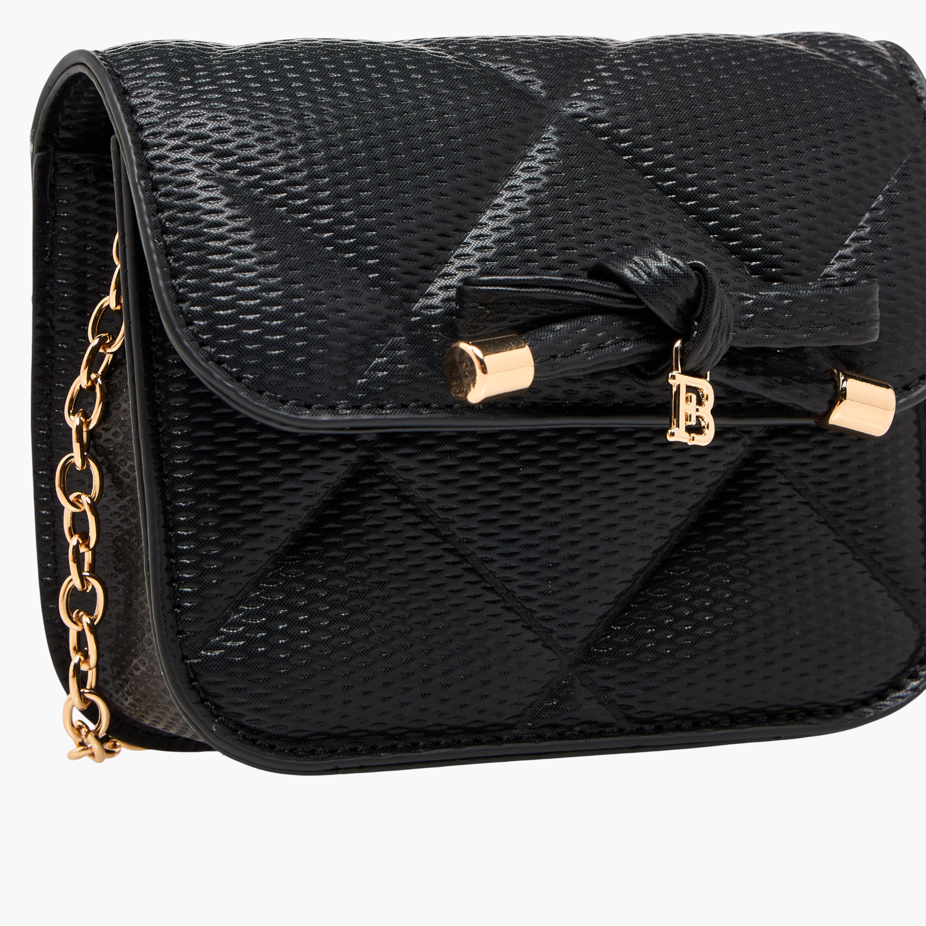 Flora Bella Quilted Crossbody Bag with Chain Strap-girls-accessories-bags-image-4