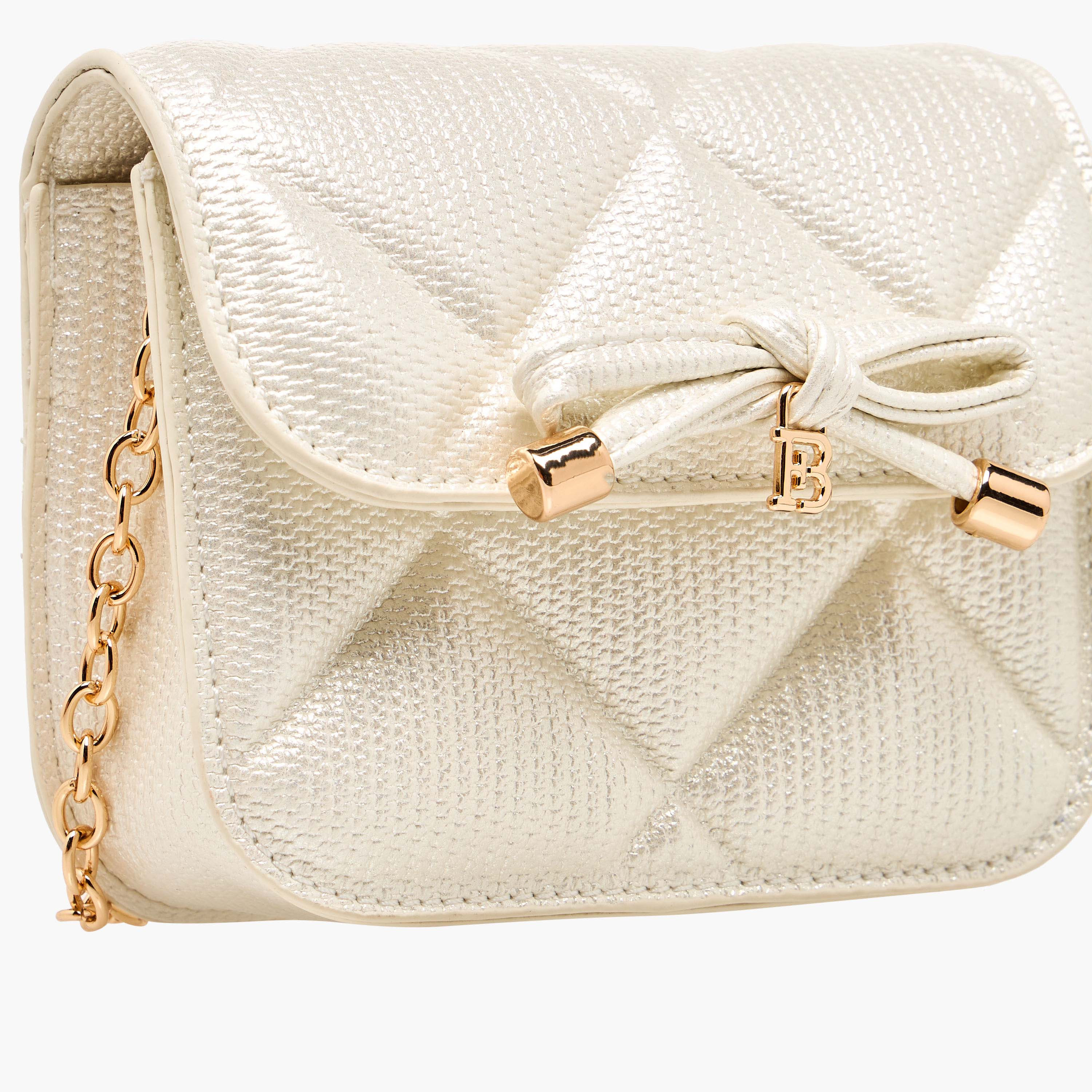 Flora Bella Quilted Crossbody Bag with Chain Strap-girls-accessories-bags-image-5