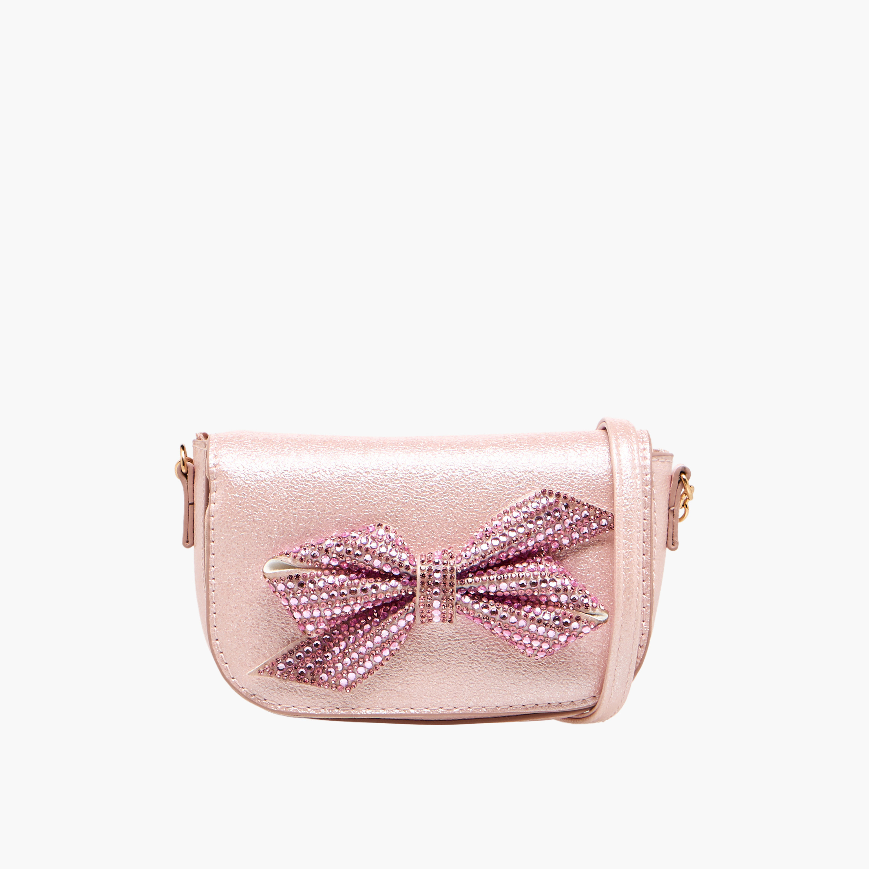 Flora Bella Embellished Bow Crossbody Bag with Chain Strap-girls-accessories-bags-image-1
