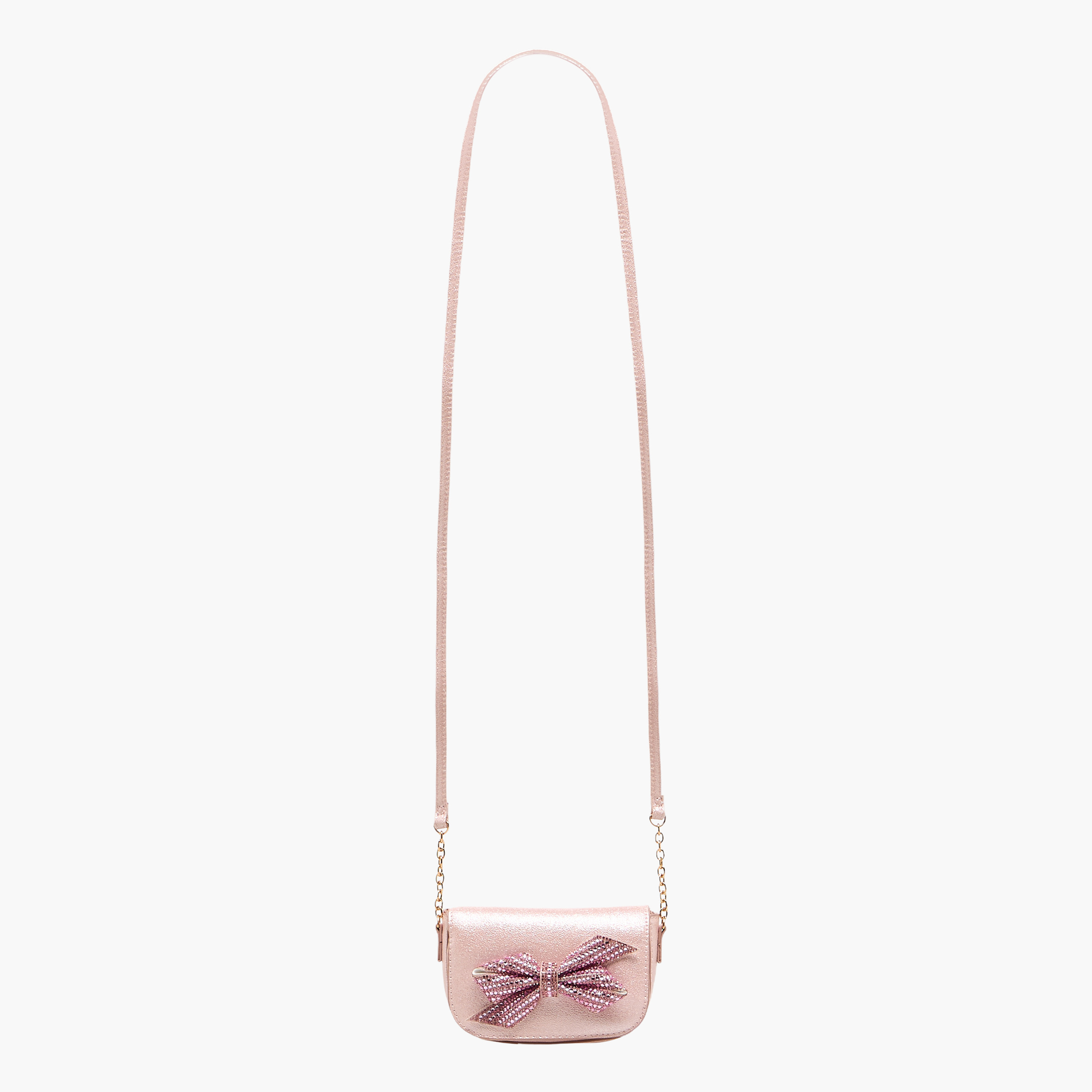 Flora Bella Embellished Bow Crossbody Bag with Chain Strap-girls-accessories-bags-image-3