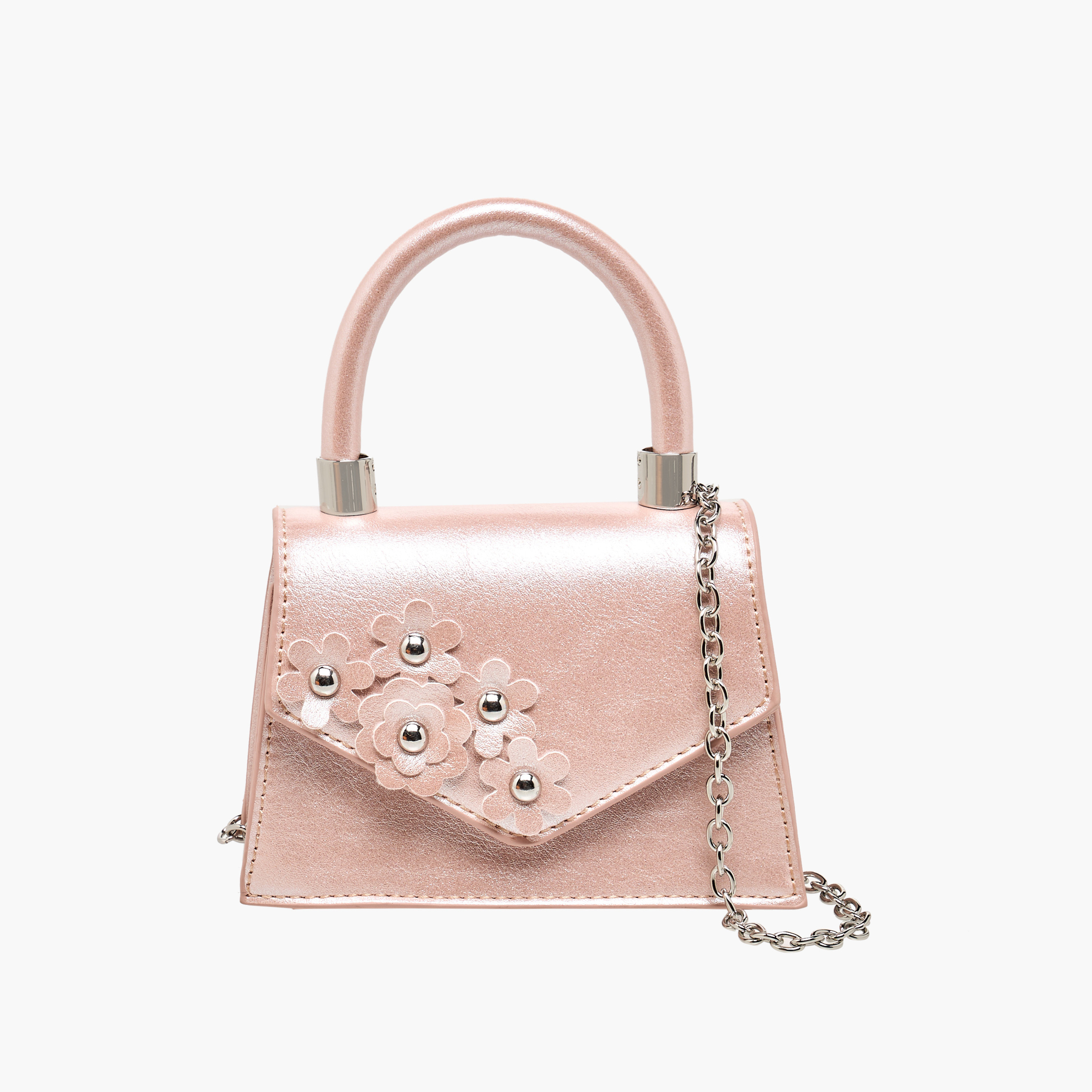 Flora Bella Floral Accent Crossbody Bag with Chain Strap-girls-accessories-bags-image-1