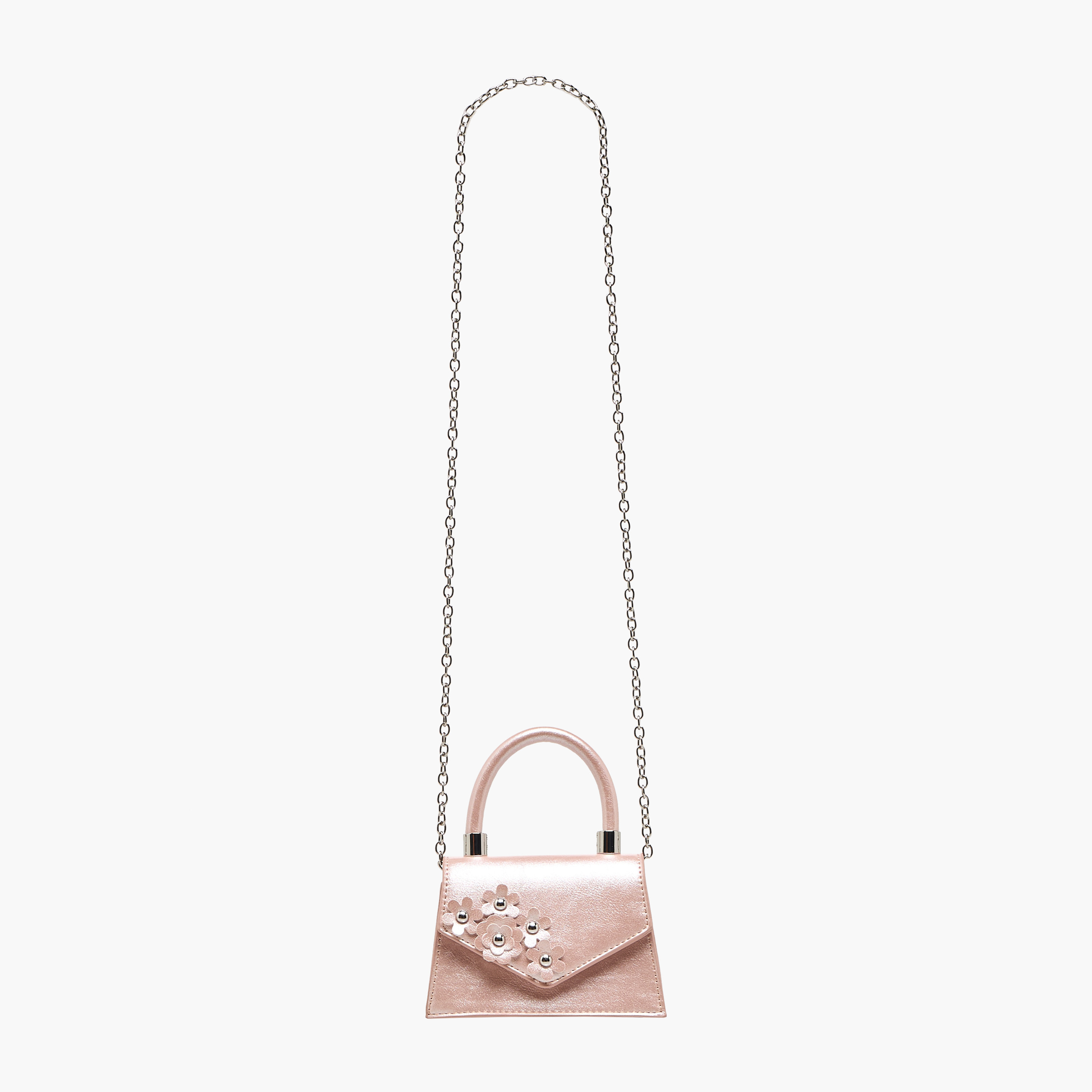 Flora Bella Floral Accent Crossbody Bag with Chain Strap-girls-accessories-bags-image-3