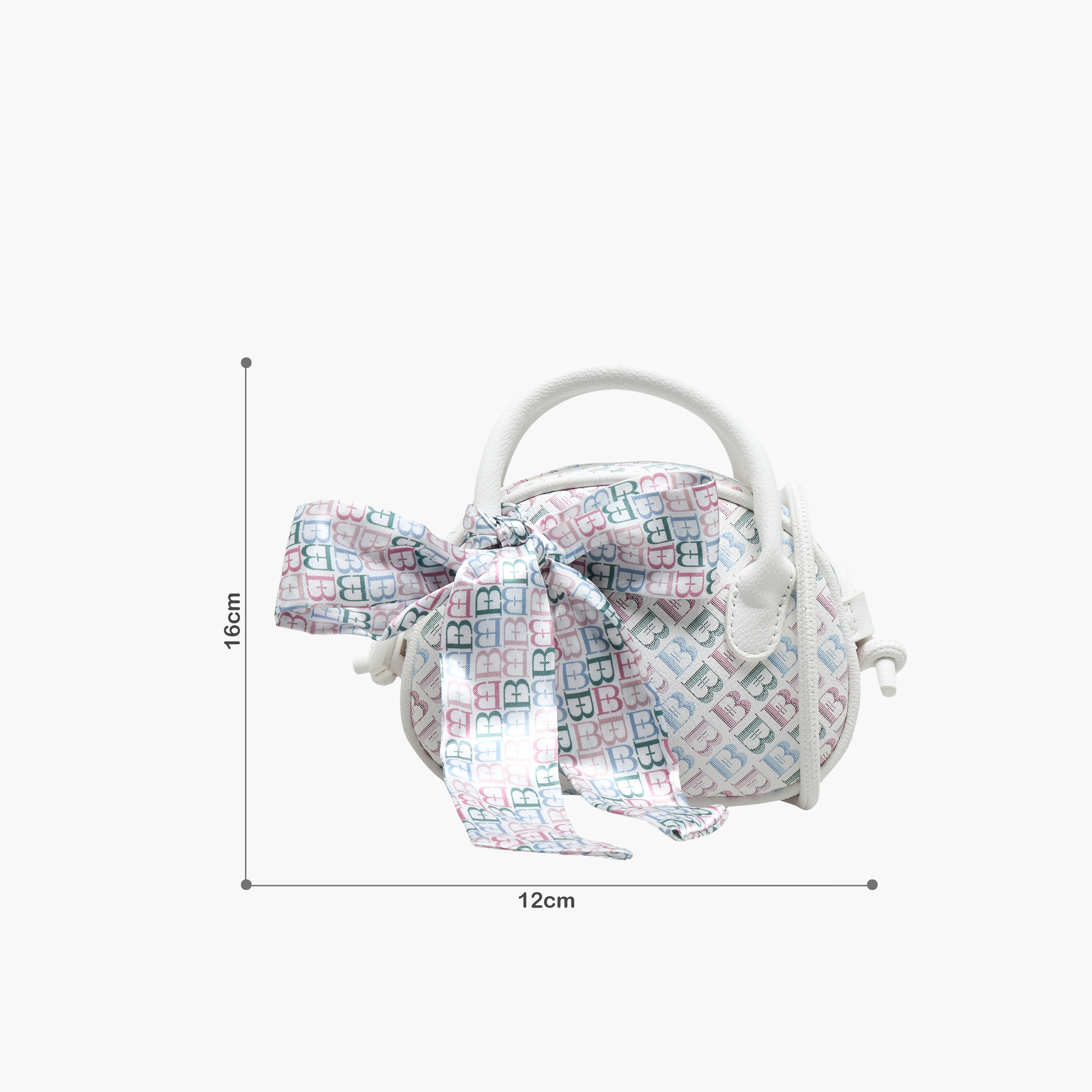 شنطة كروس بودي بمقبض مزدوج وطبعات مونوجرام من فلورا بيلا-girls-accessories-bags-image-2