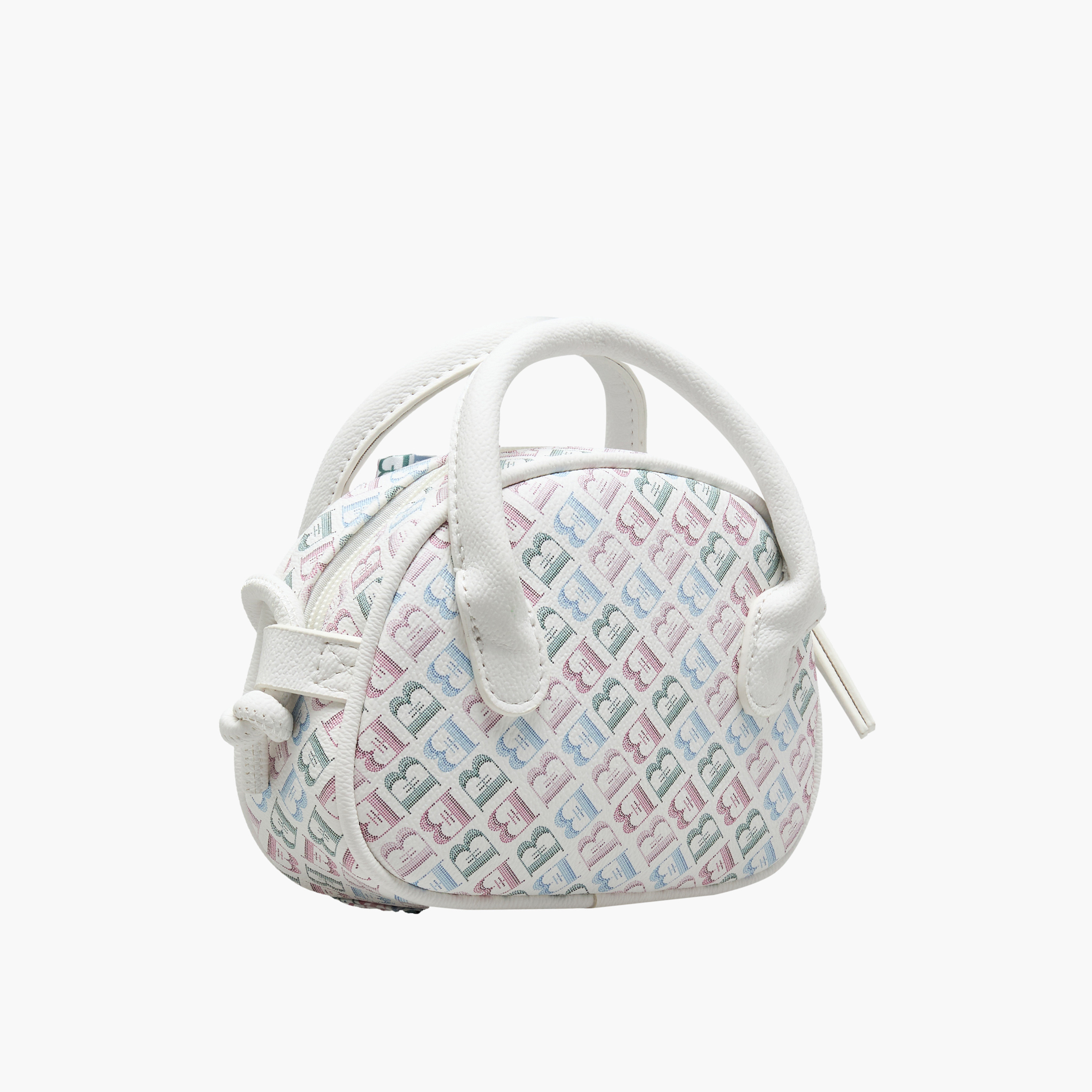 شنطة كروس بودي بمقبض مزدوج وطبعات مونوجرام من فلورا بيلا-girls-accessories-bags-image-4