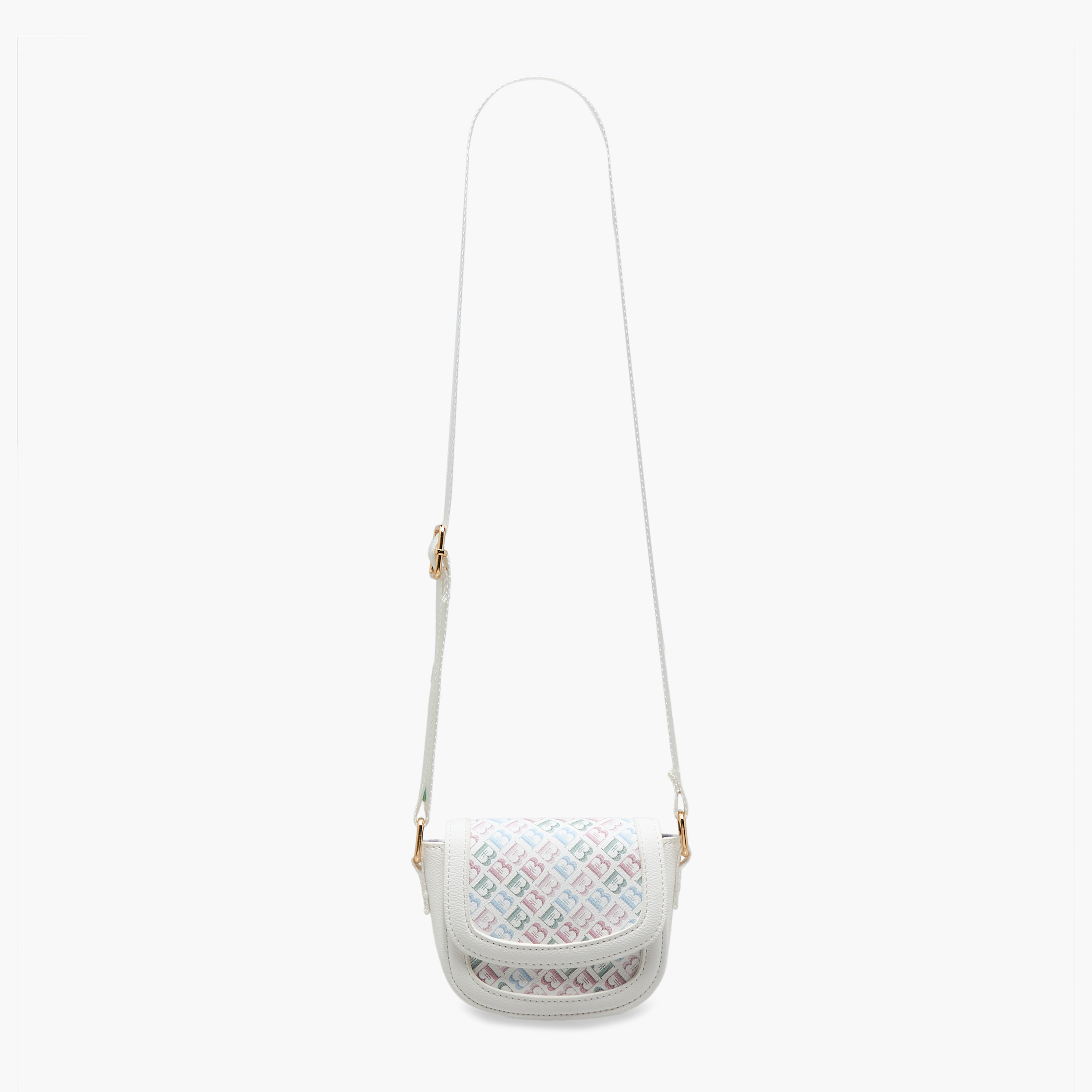 Flora Bella Monogram Print Crossbody Bag with Adjustable Strap-girls-accessories-bags-image-2