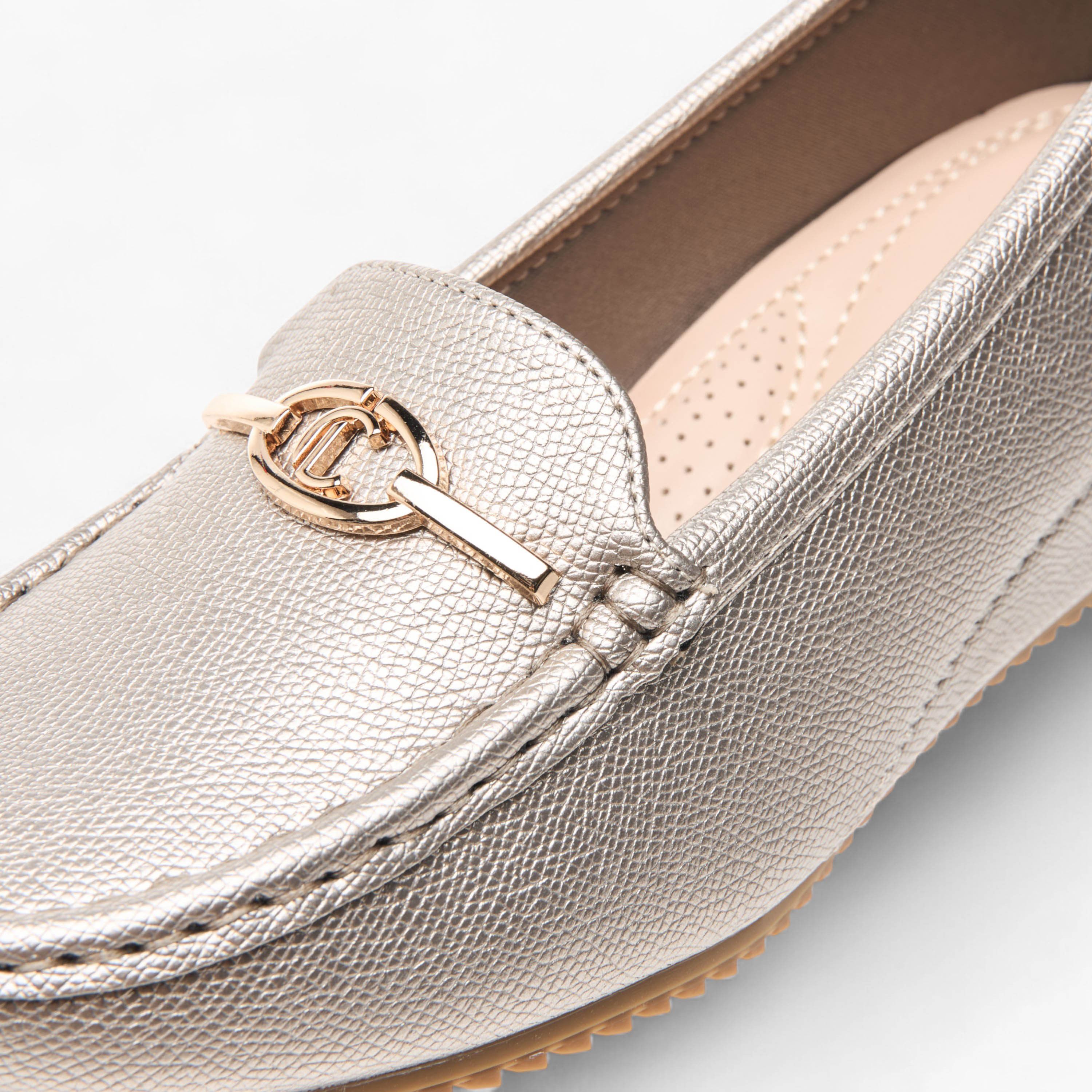 Le Confort Metal Accent Slip-On Comfort Loafers with Wedge Heels-women-shoes-loafersandmoccasins-image-5