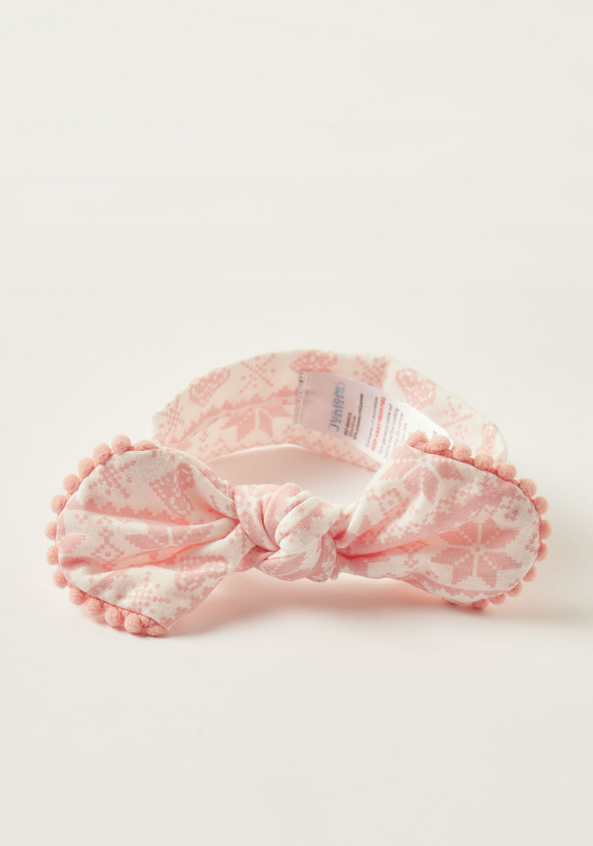 Juniors 2-Piece Printed Swaddle Blanket and Headband Set-Swaddles and Sleeping Bags-image-4