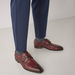 Duchini Men's Leather Buckle Detail Monk Shoes-Men%27s Formal Shoes-thumbnail-1