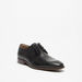 Duchini Men's Textured Derby Shoes with Slip-On Closure-Men%27s Formal Shoes-thumbnail-0