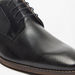 Duchini Men's Textured Derby Shoes with Slip-On Closure-Men%27s Formal Shoes-thumbnail-5