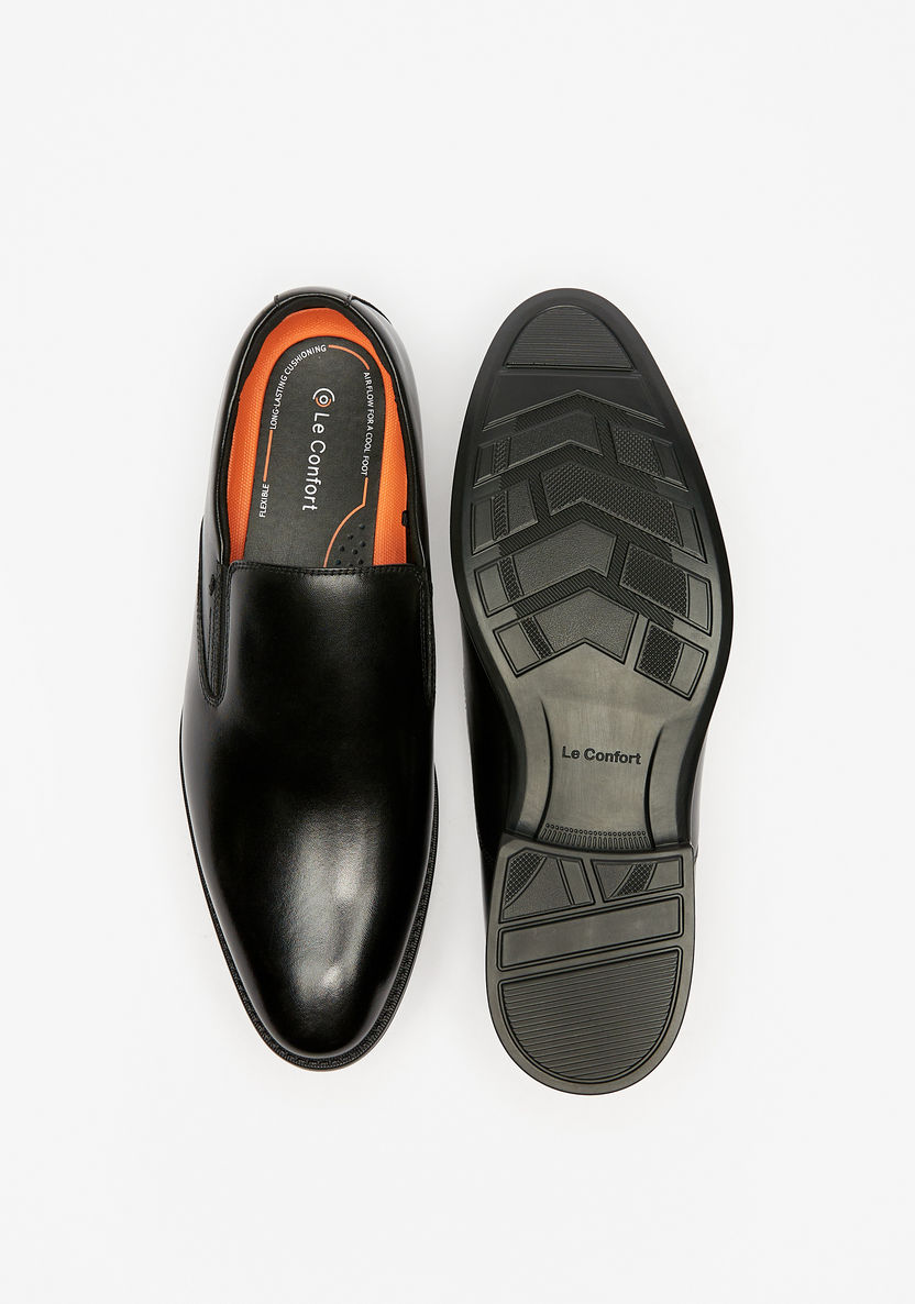 Le Confort Solid Slip-On Loafers-Loafers-image-4