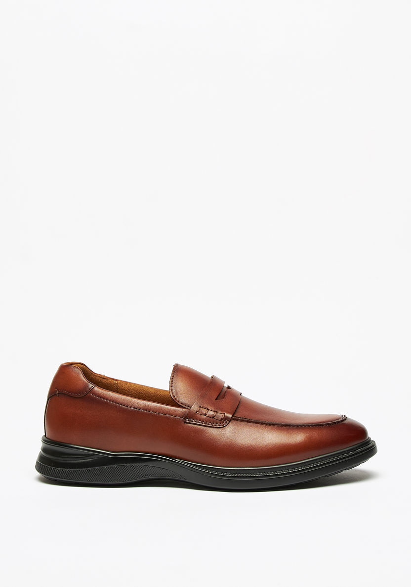 Le Confort Solid Slip-On Penny Loafers-Loafers-image-3