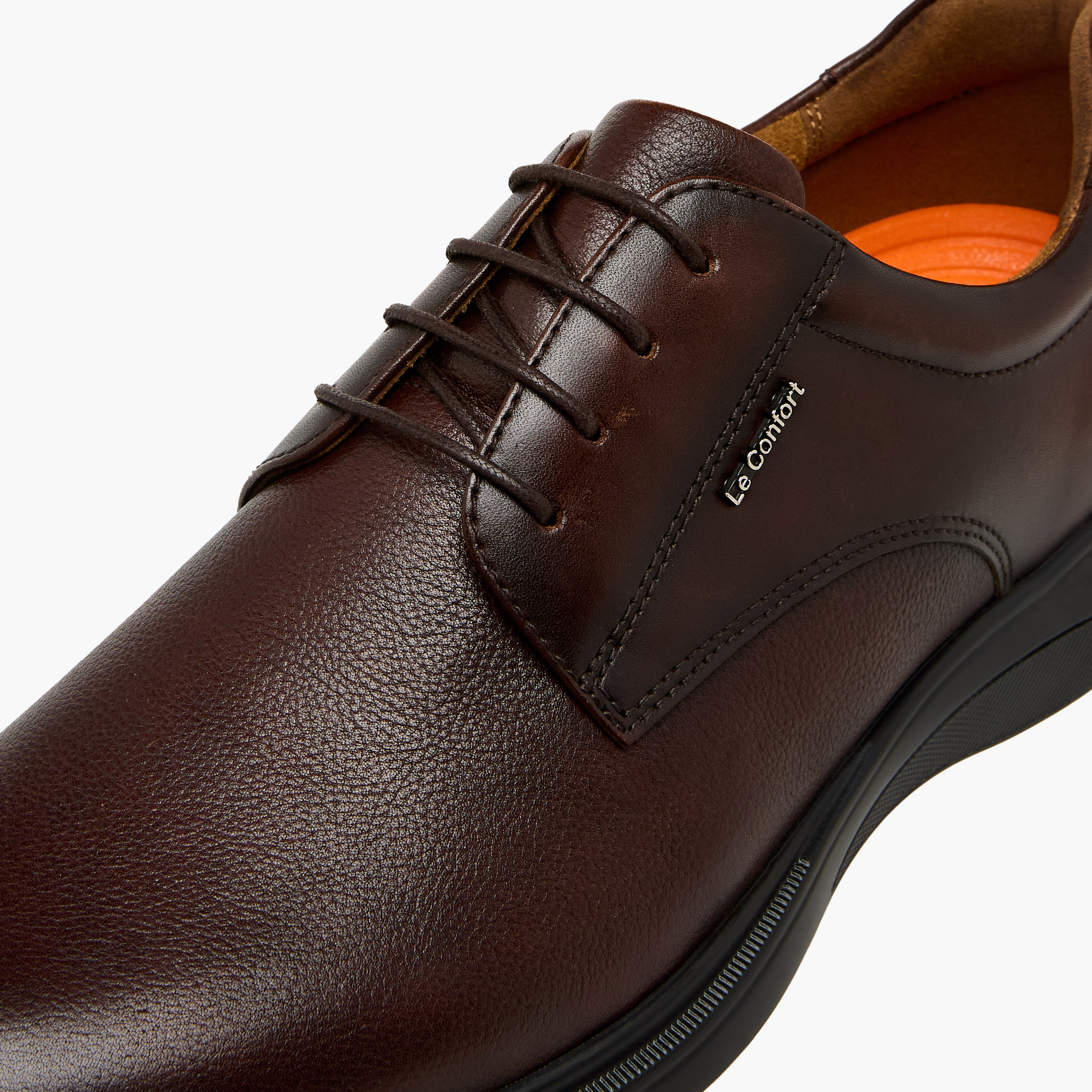 Le Confort Men Genuine Leather Lace-Up Derby Shoes-men-shoes-formalshoes-image-4