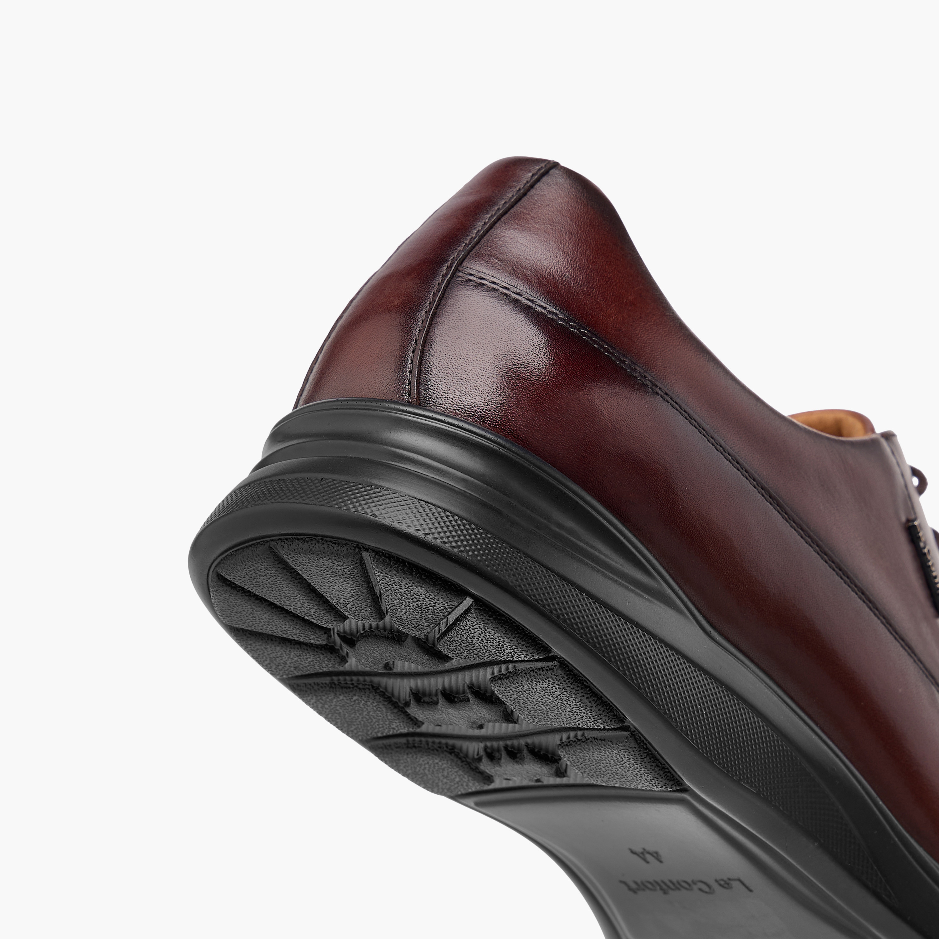 Le Confort Solid Derby Shoes with Lace-Up Closure-men-shoes-formalshoes-image-7
