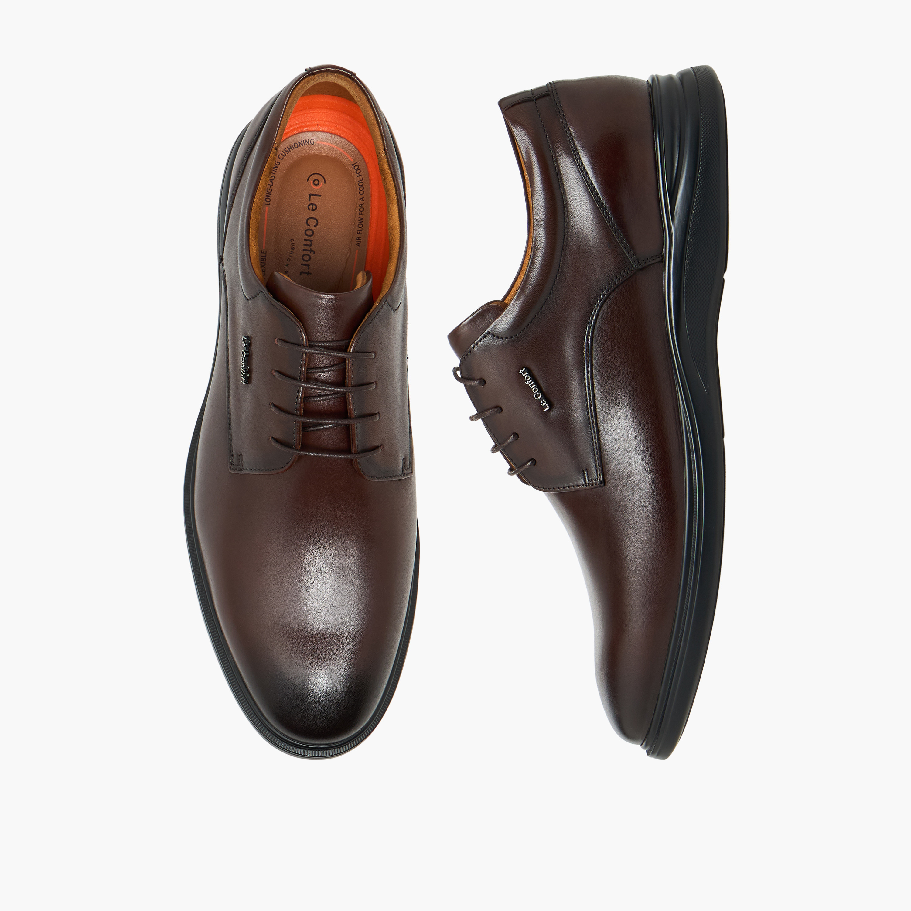 Le Confort Men Leather Lace-Up Derby Shoes-men-shoes-formalshoes-image-1