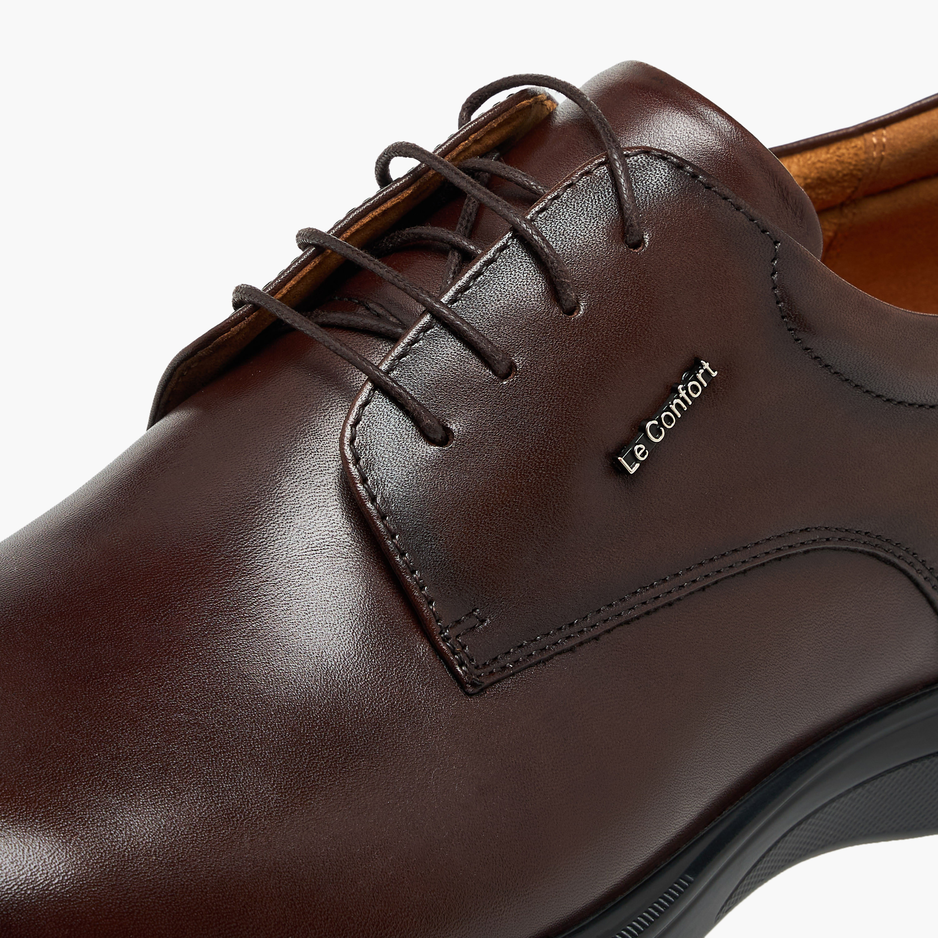 Le Confort Men Leather Lace-Up Derby Shoes-men-shoes-formalshoes-image-7