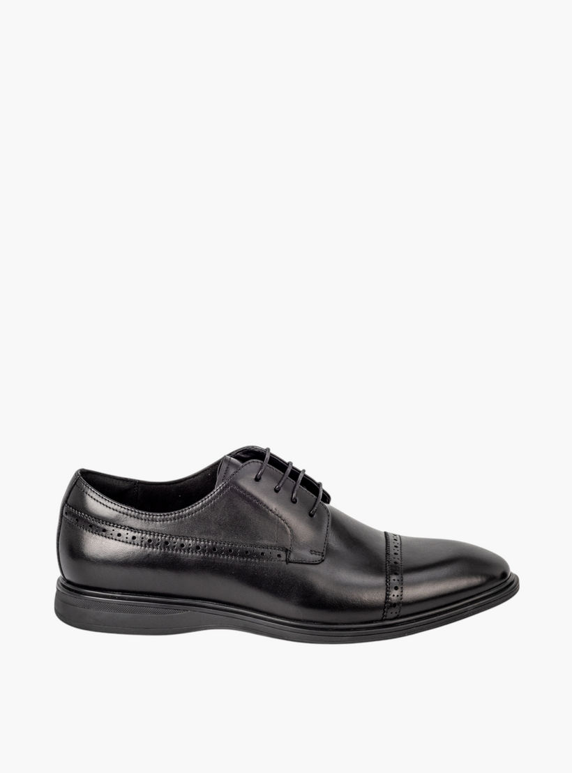 حذاء ديربي جلد طبيعي برباط للرجال من لو كونفور-men-shoes-formalshoes-image-3