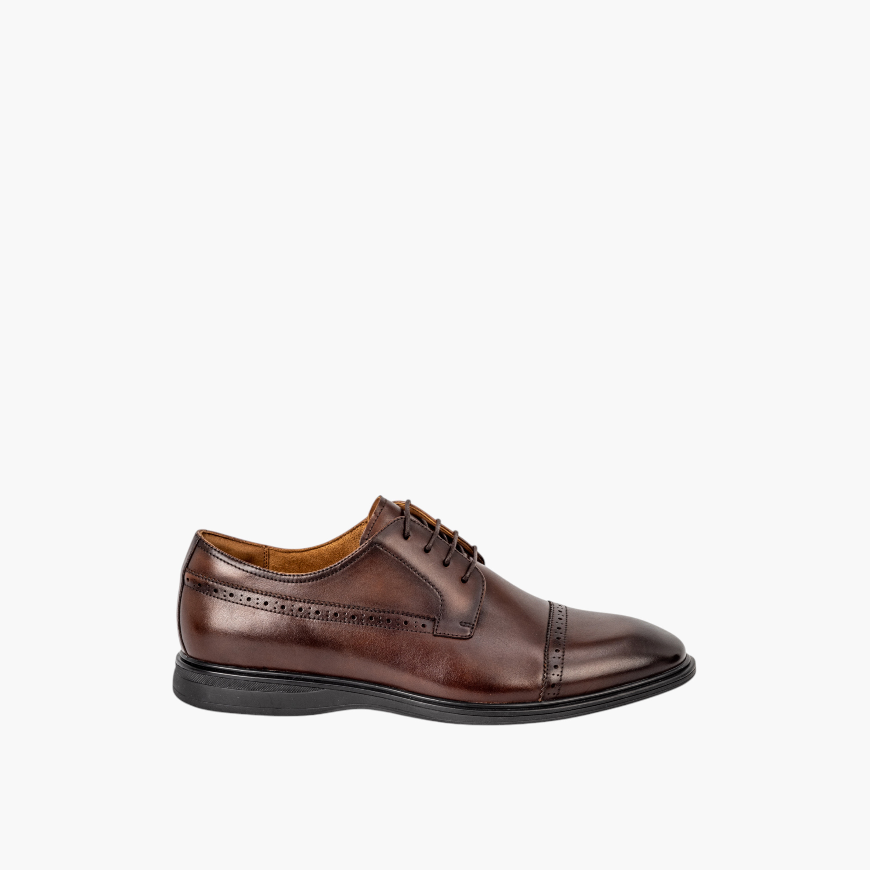 حذاء ديربي جلد طبيعي برباط للرجال من لو كونفور-men-shoes-formalshoes-image-3