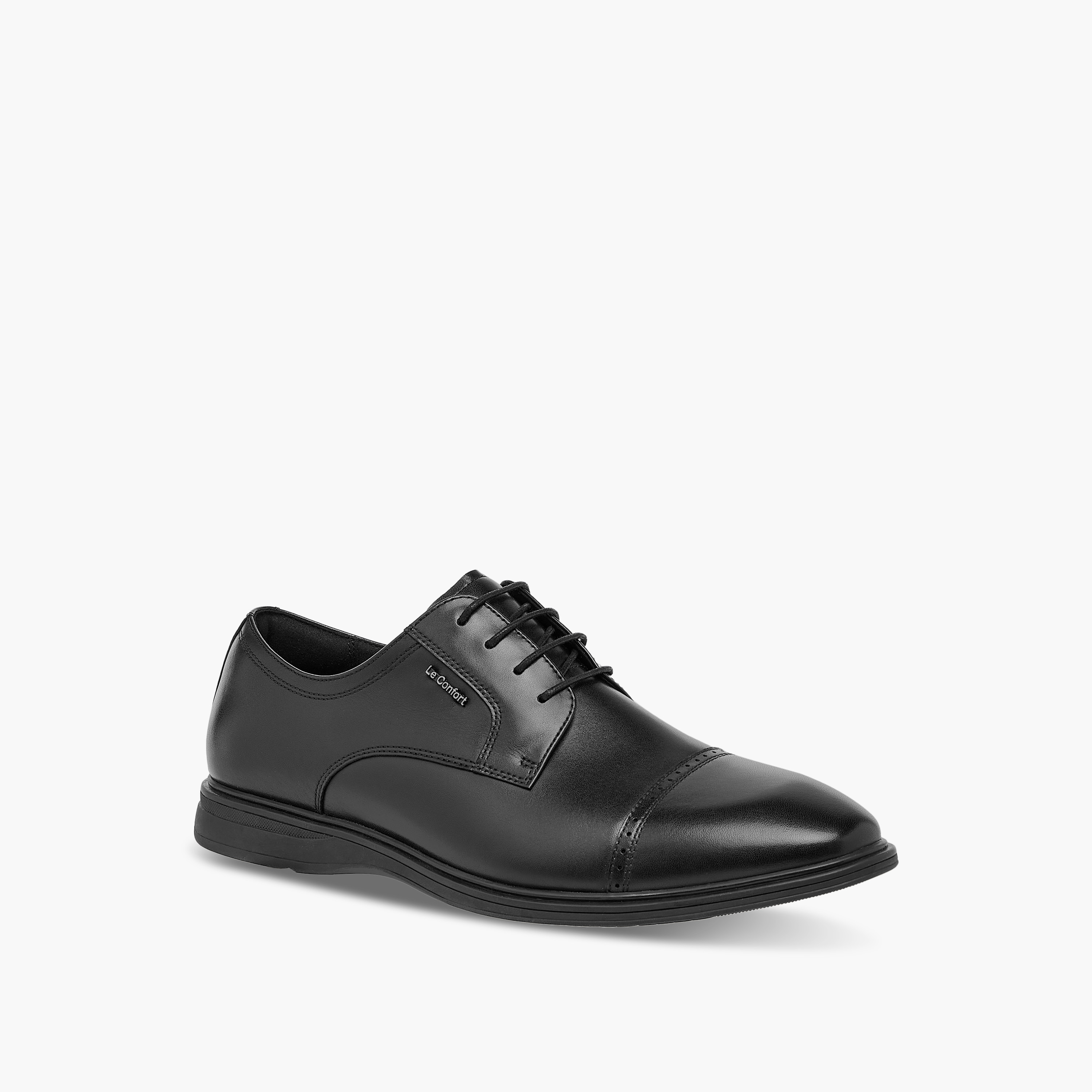 Le Confort Leather Solid Lace-Up Derby Shoes-men-shoes-formalshoes-image-3