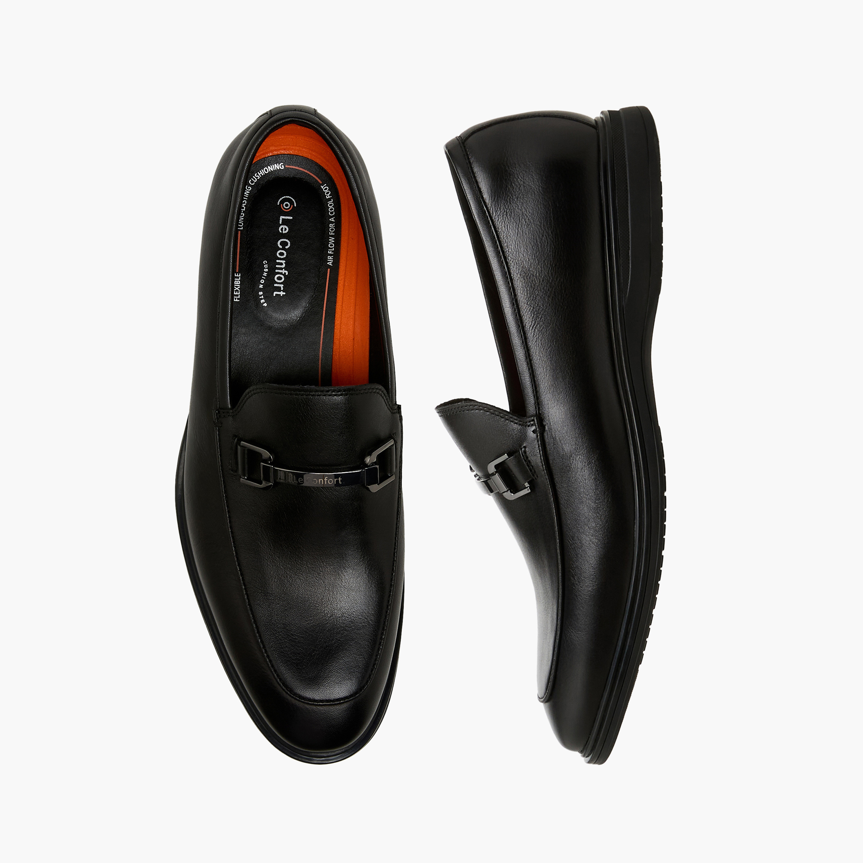 Le Confort Men Genuine Leather Slip-On Loafers-men-shoes-loafersandmoccasins-image-1