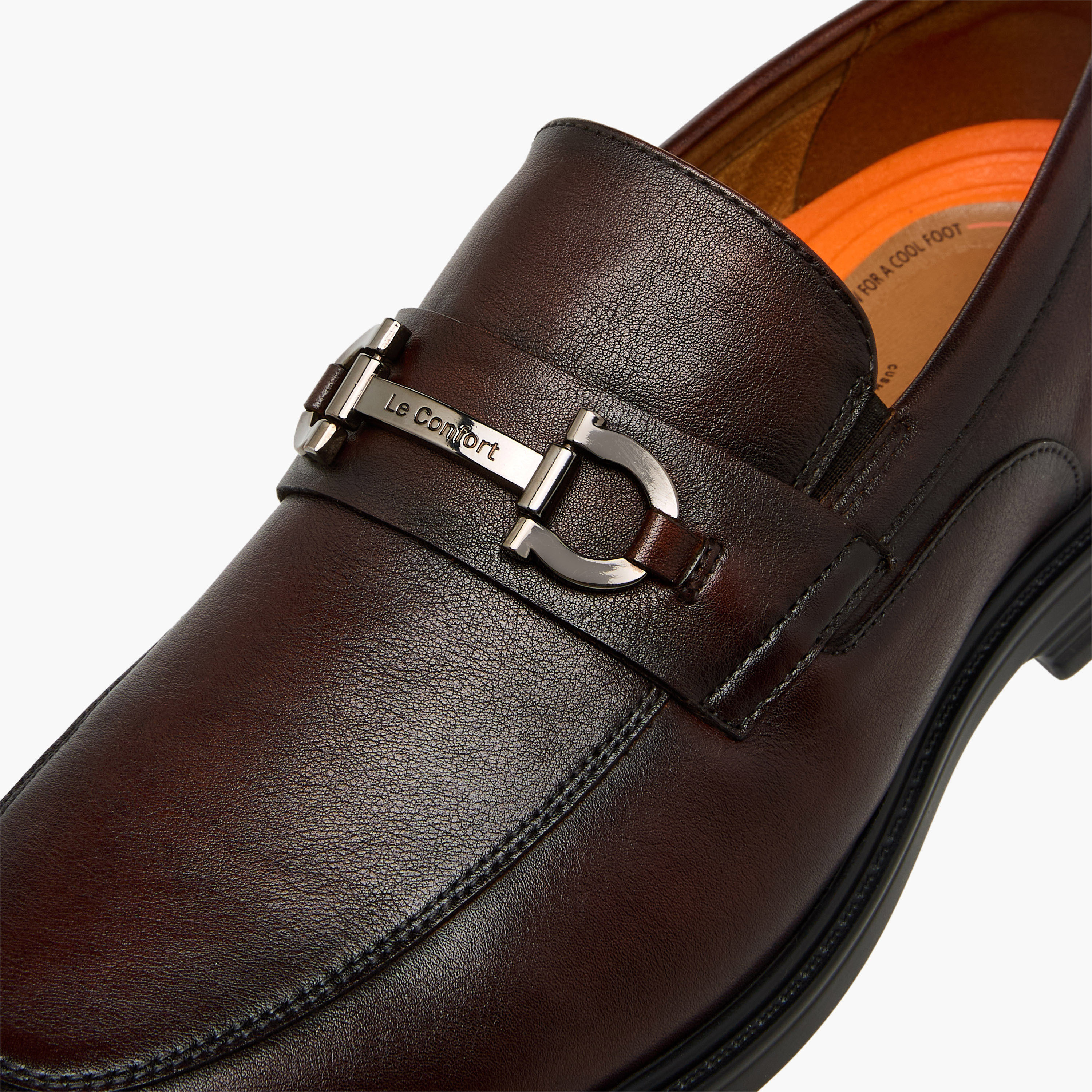 Le Confort Men Genuine Leather Slip-On Loafers-men-shoes-formalshoes-image-4