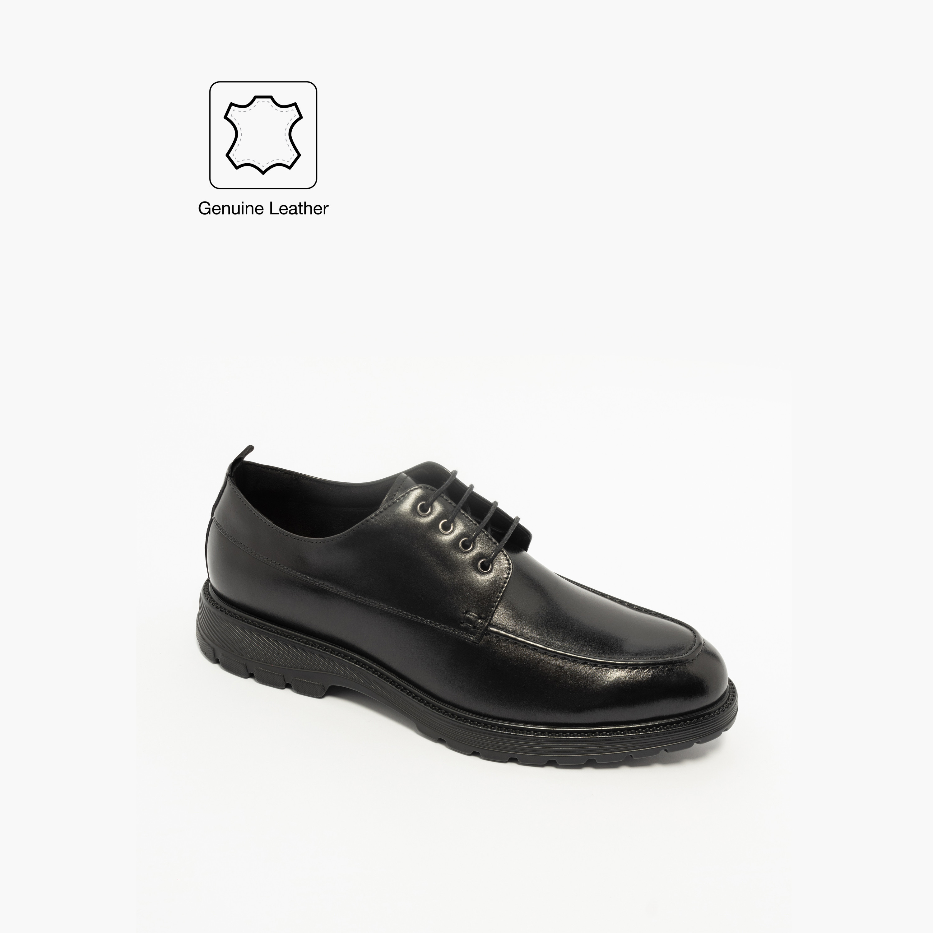 Le Confort Leather Solid Lace-Up Derby Shoes-men-shoes-formalshoes-image-2