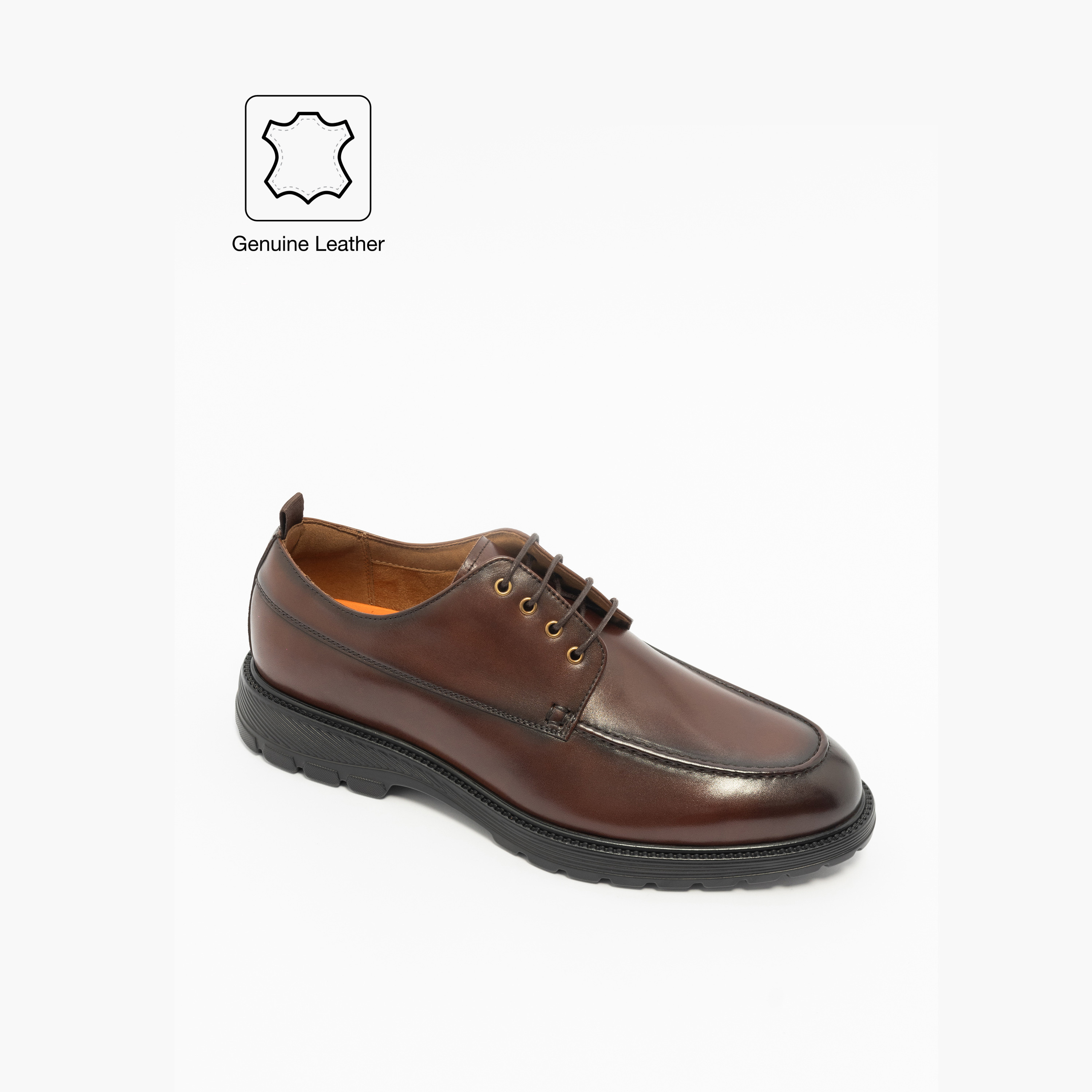 Le Confort Leather Solid Lace-Up Derby Shoes-men-shoes-formalshoes-image-2