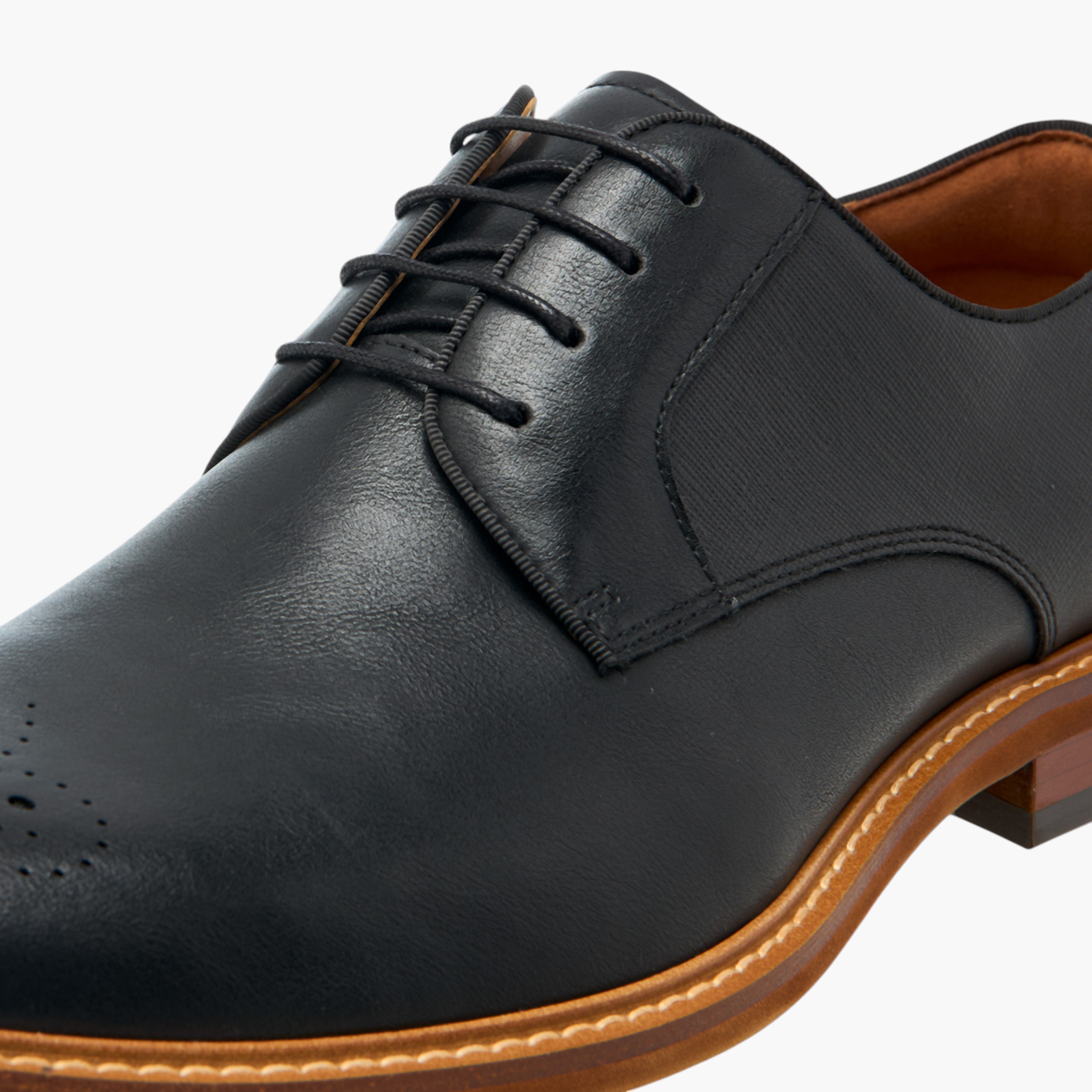 حذاء ديربي سادة برباط إغلاق للرجال من دوتشيني-men-shoes-formalshoes-image-4