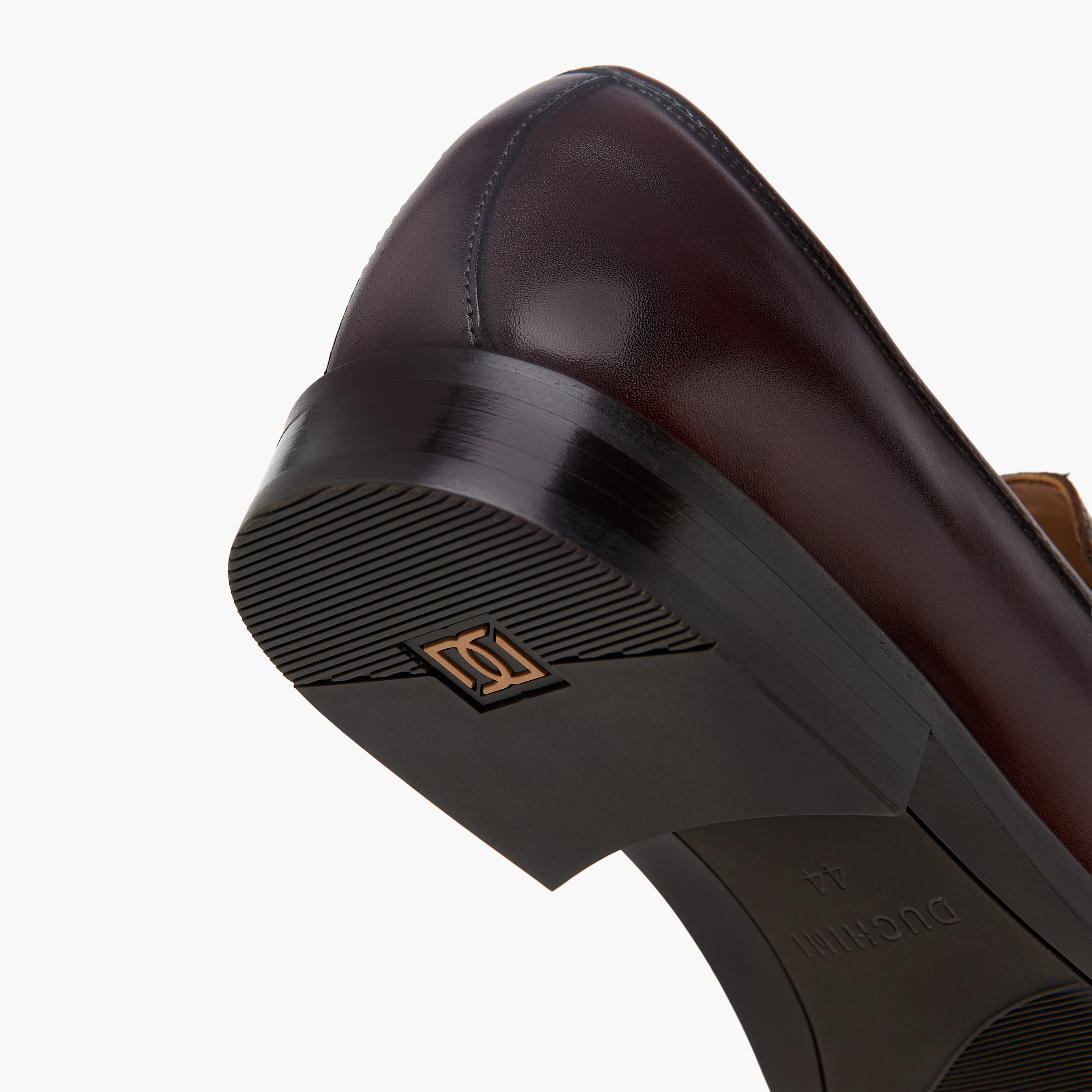 Duchini Men Buckle Accent Slip-On Leather Loafers-men-shoes-loafersandmoccasins-image-5