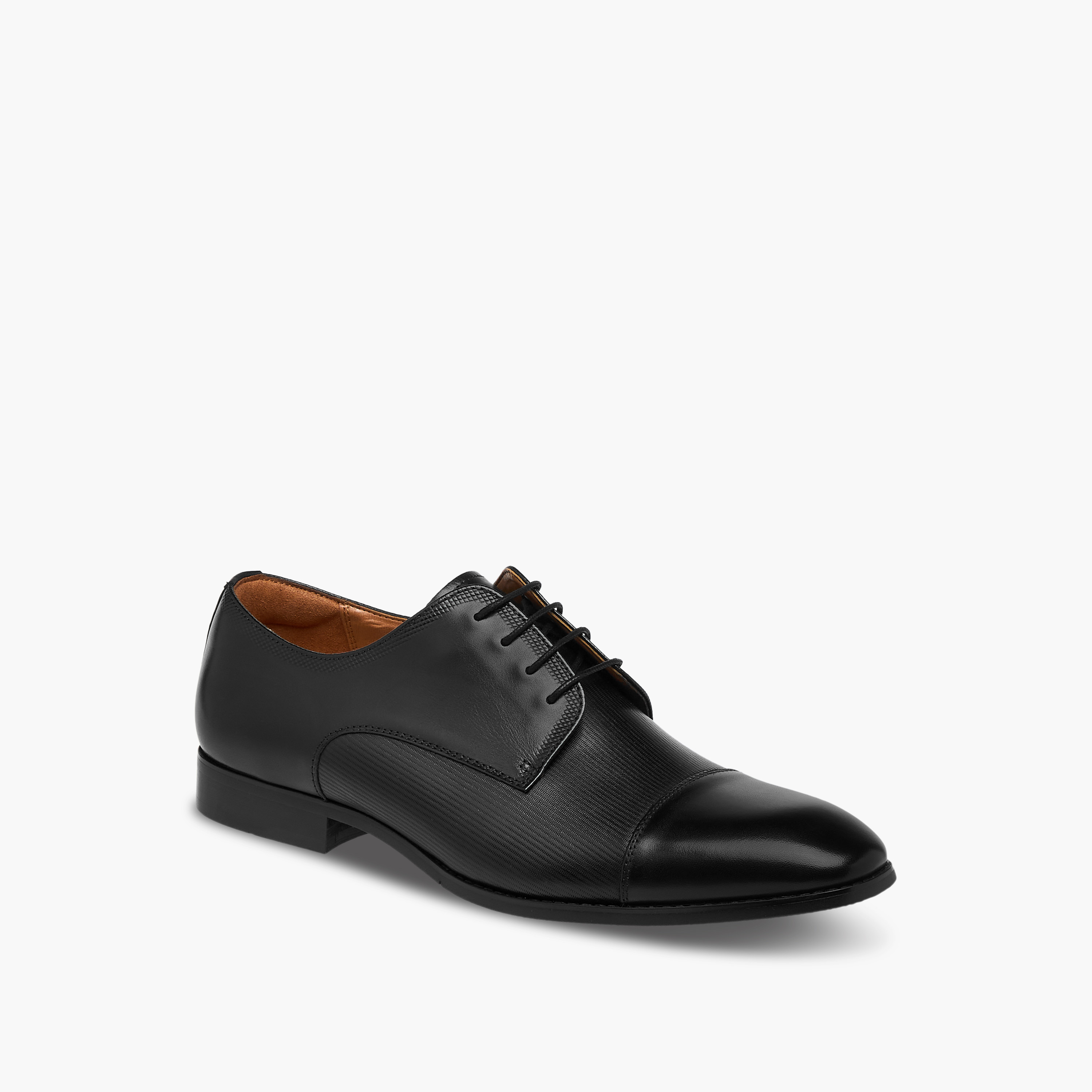 Duchini Men Lace-Up Leather Derby Shoes-men-shoes-formalshoes-image-2