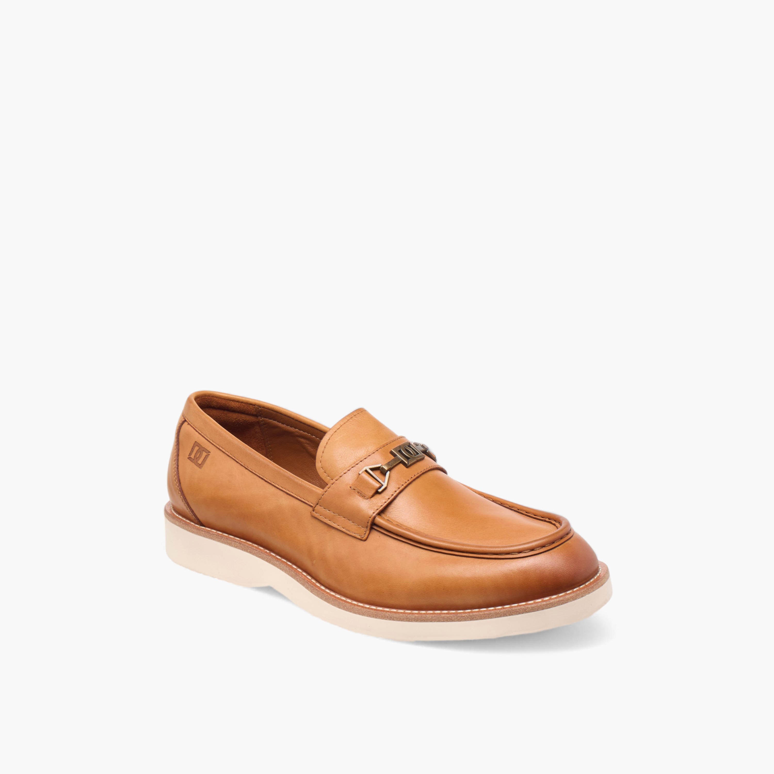Duchini Men's Solid Slip-On Moccasins with Metal Accent-men-shoes-loafersandmoccasins-image-2