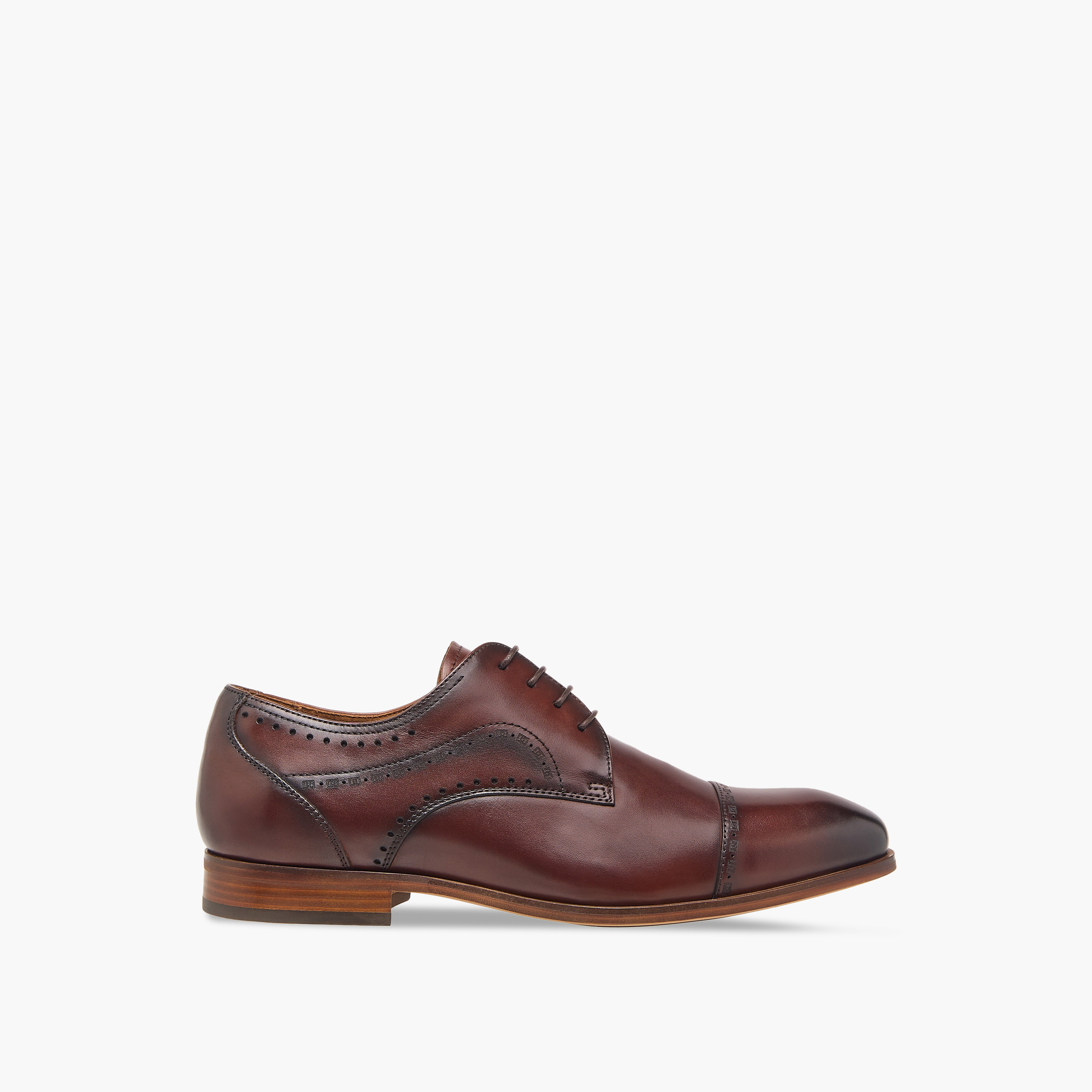 حذاء ديربي جلد بتفاصيل مفرغة ورباط للرجال من دوتشيني-men-shoes-formalshoes-image-3