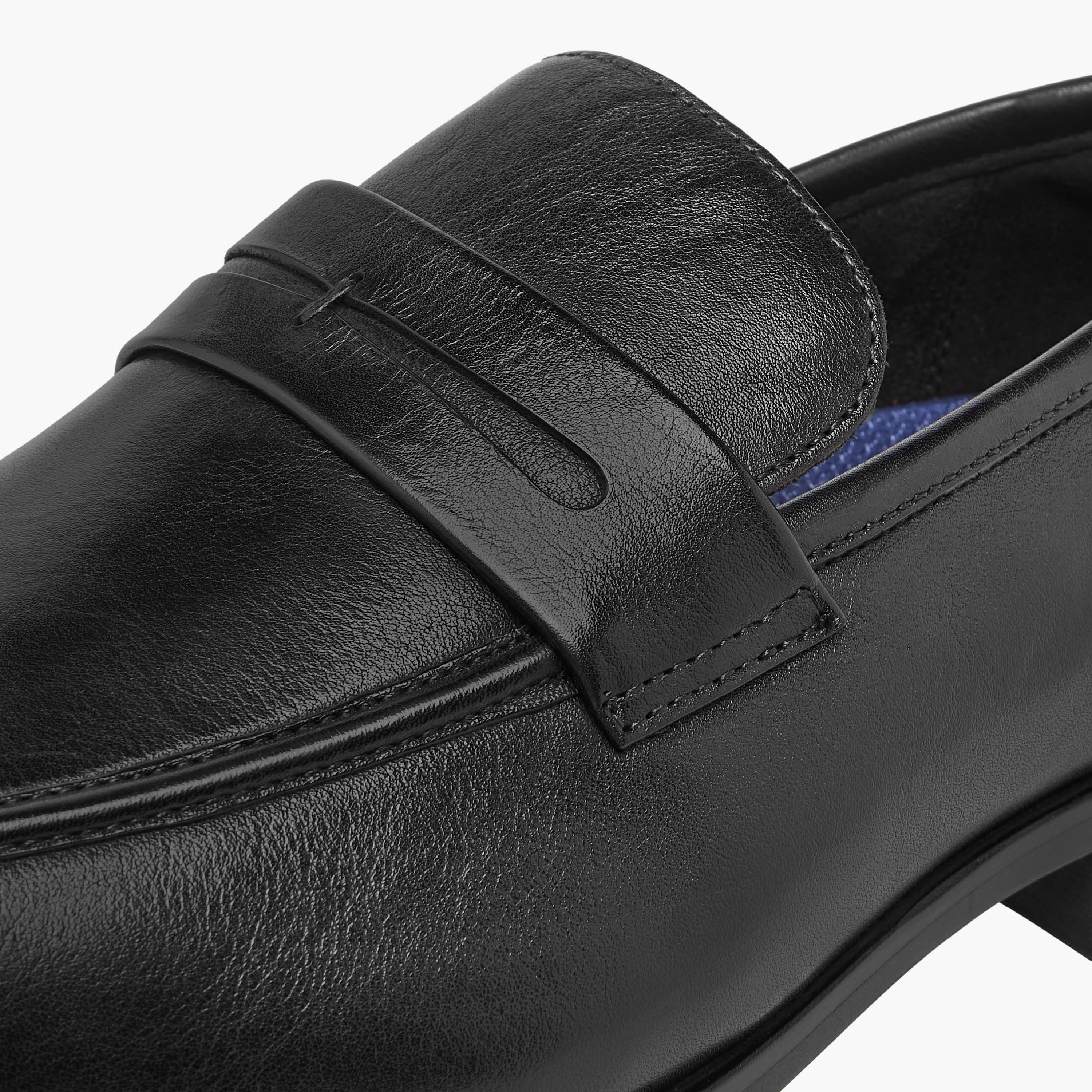 Duchini Men's Leather Solid Slip-On Loafers-men-shoes-loafersandmoccasins-image-4
