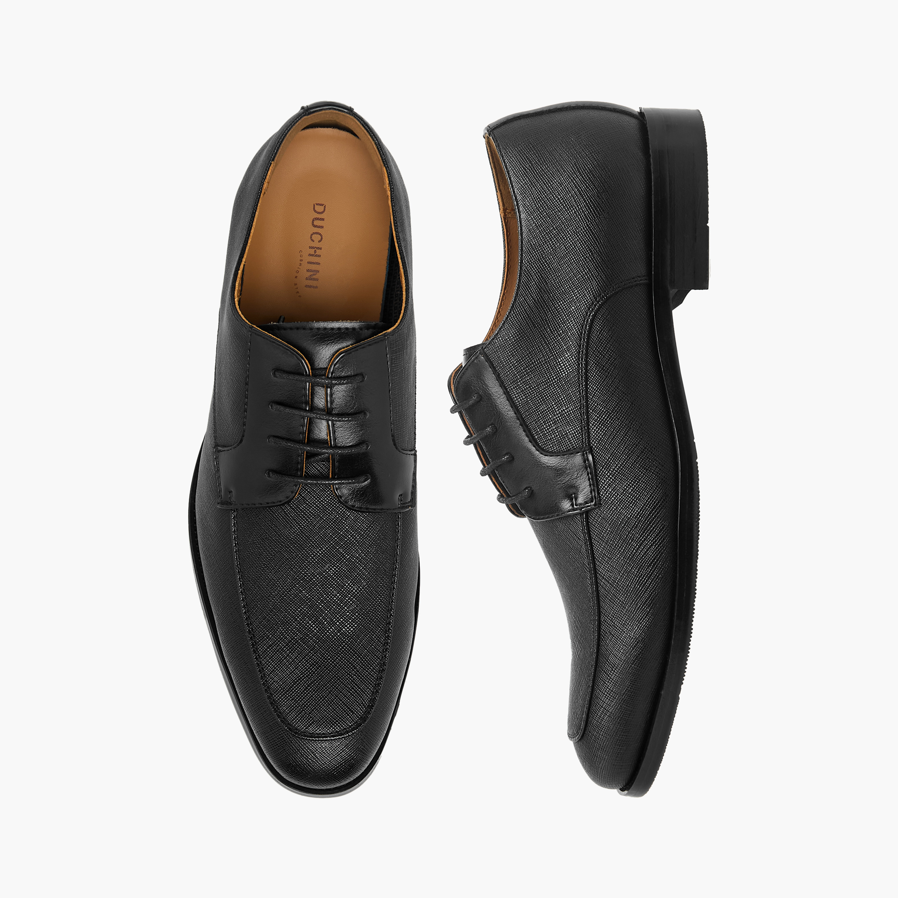 Duchini Men Lace-Up Derby Shoes-men-shoes-formalshoes-image-1
