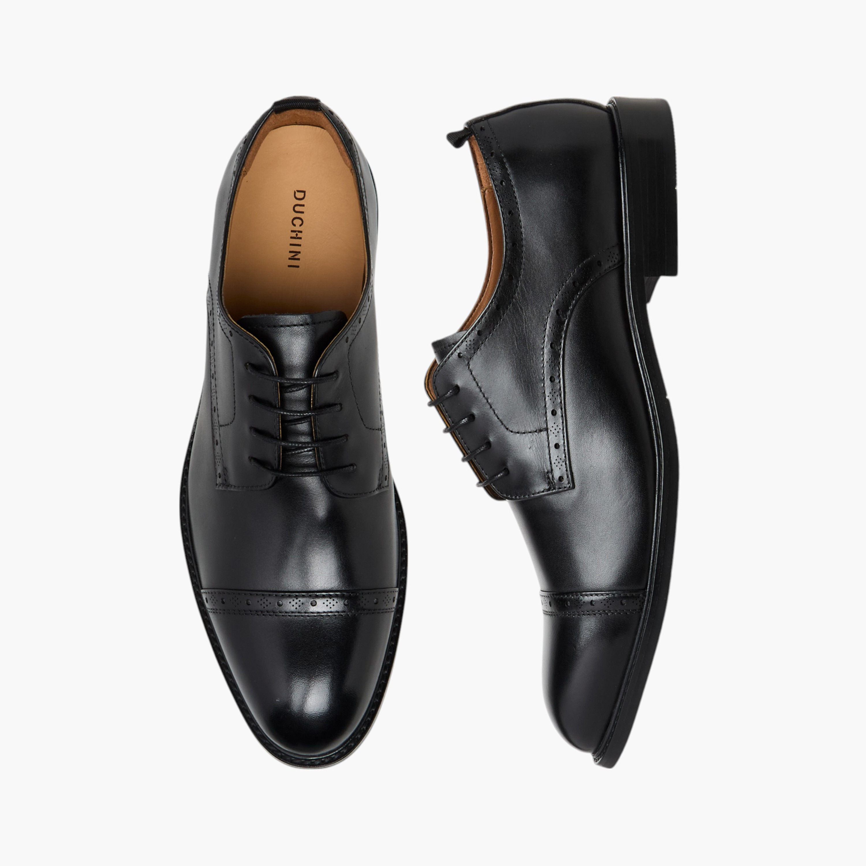حذاء ديربي سادة برباط إغلاق للرجال من دوتشيني-men-shoes-formalshoes-image-1