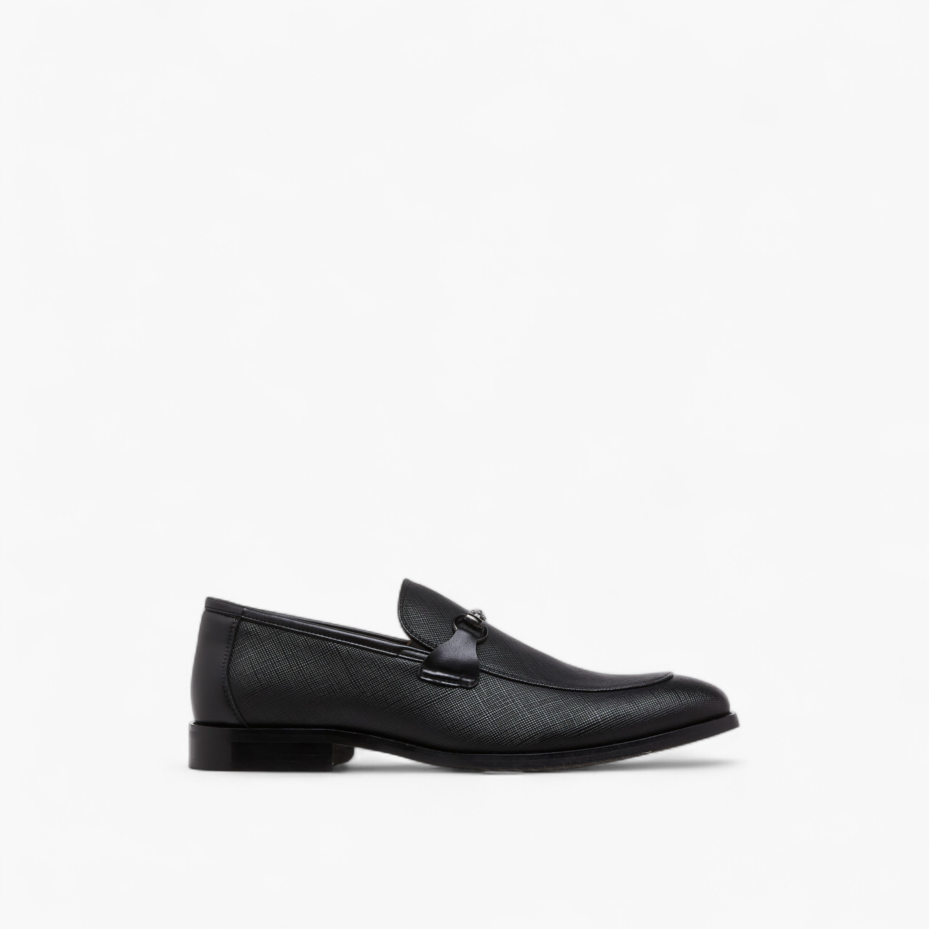 Duchini Men Metal Accent Leather Loafers-men-shoes-loafersandmoccasins-image-3