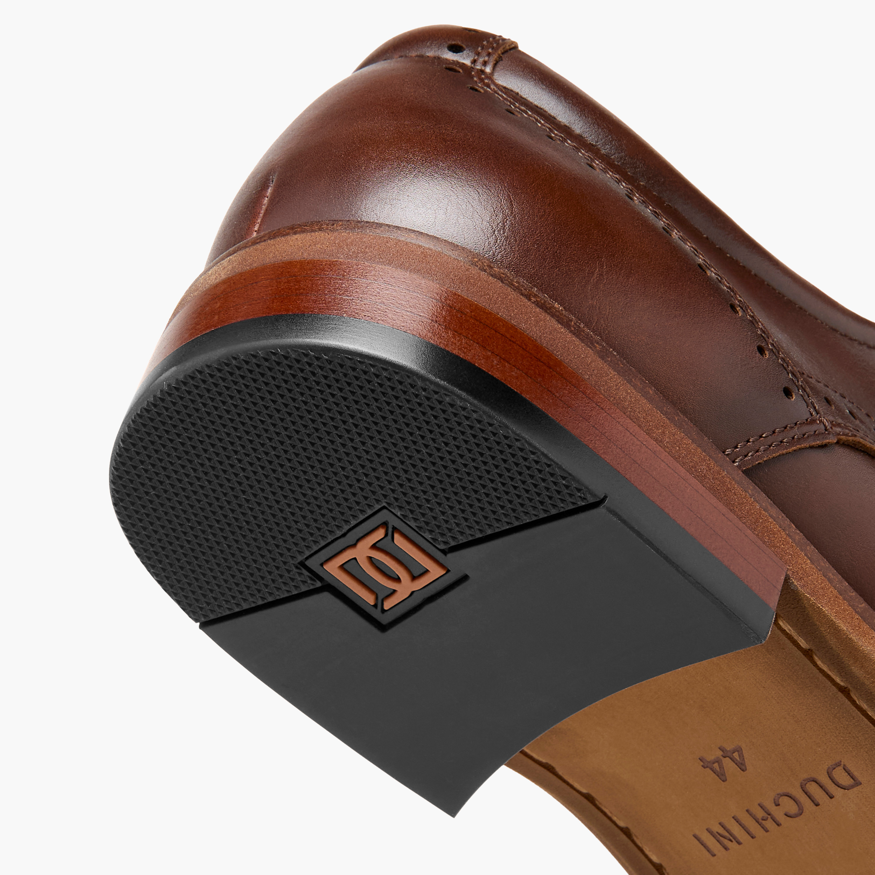 Duchini Men's Cutout Detail Lace-Up Derby Shoes-men-shoes-formalshoes-image-5