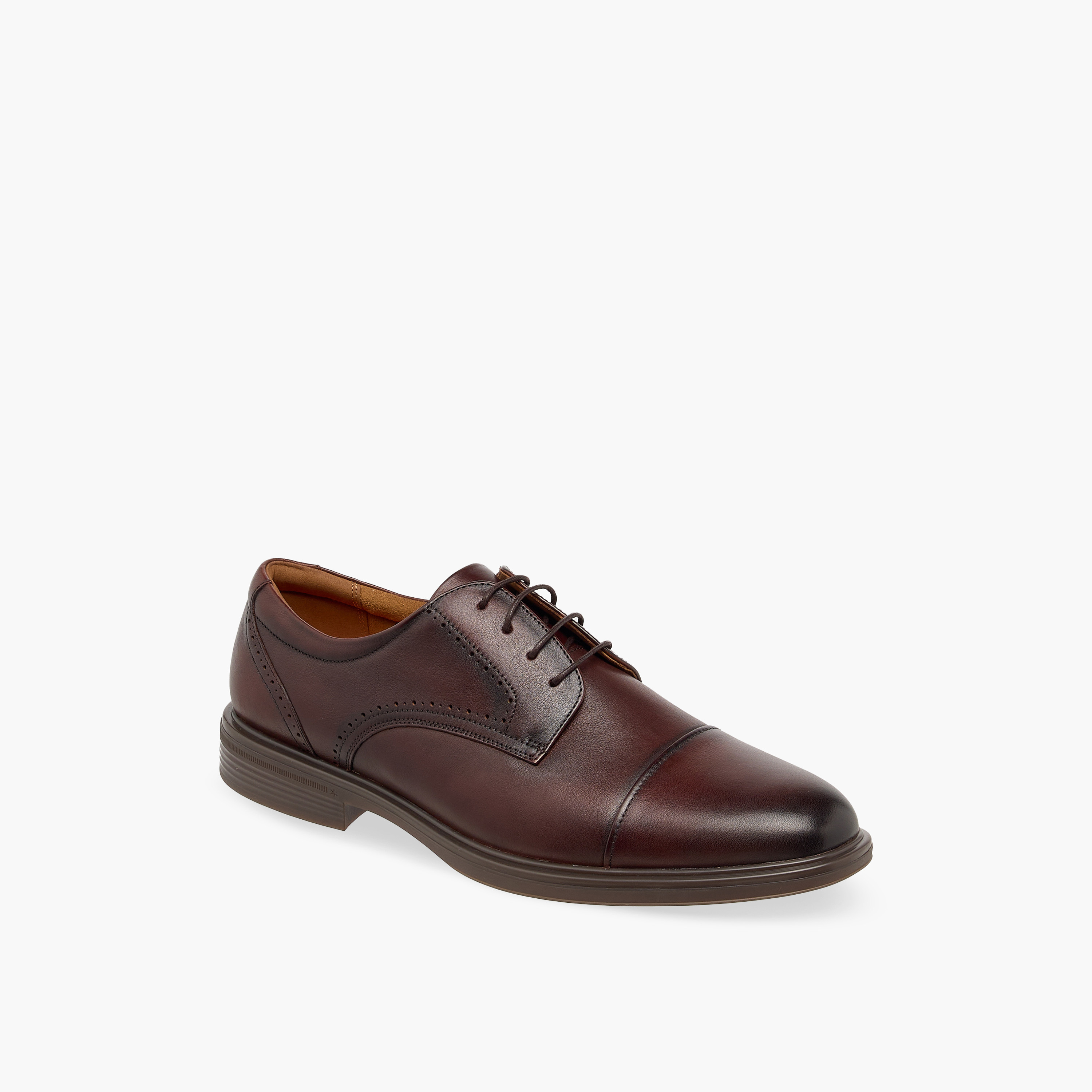 حذاء ديربي جلد طبيعي برباط للرجال من لو كونفور-men-shoes-formalshoes-image-2