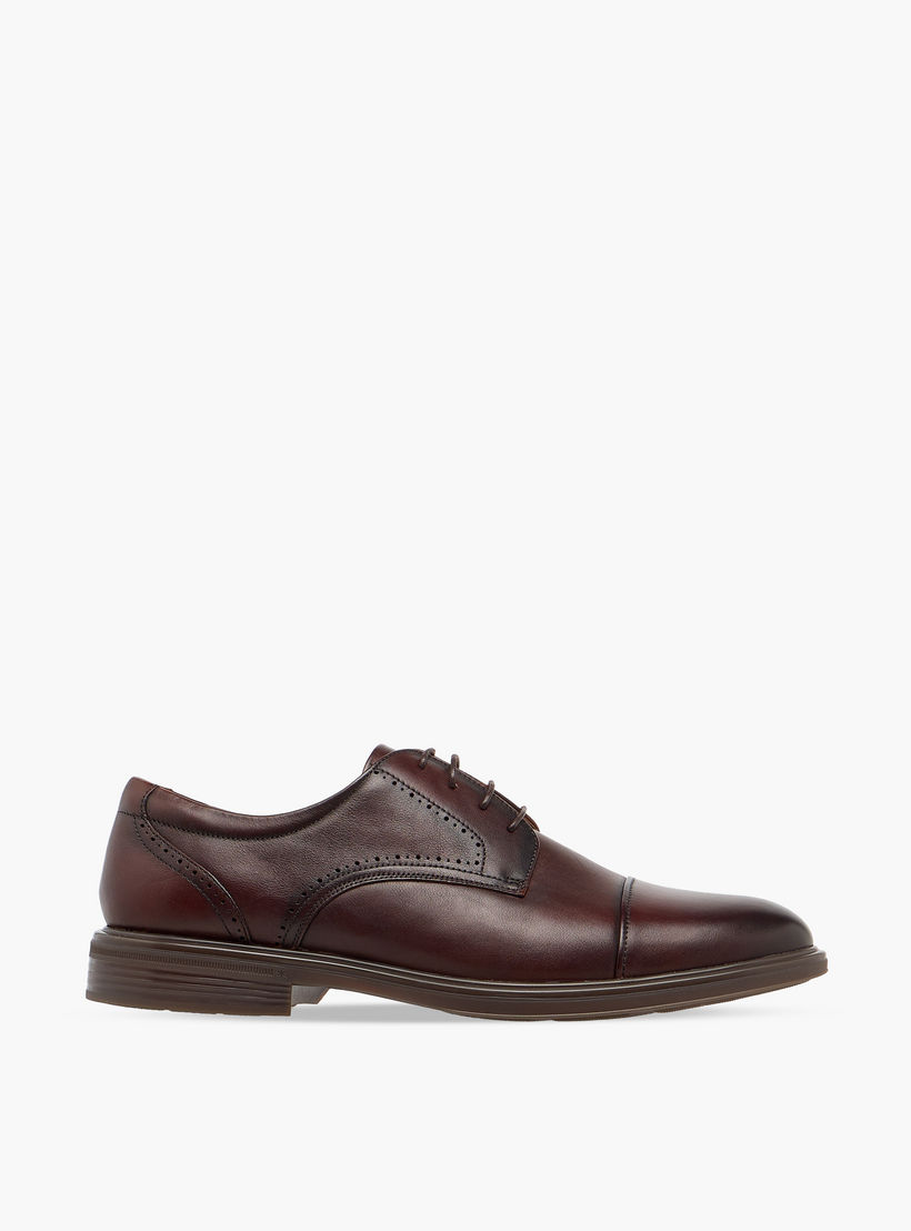 حذاء ديربي جلد طبيعي برباط للرجال من لو كونفور-men-shoes-formalshoes-image-3