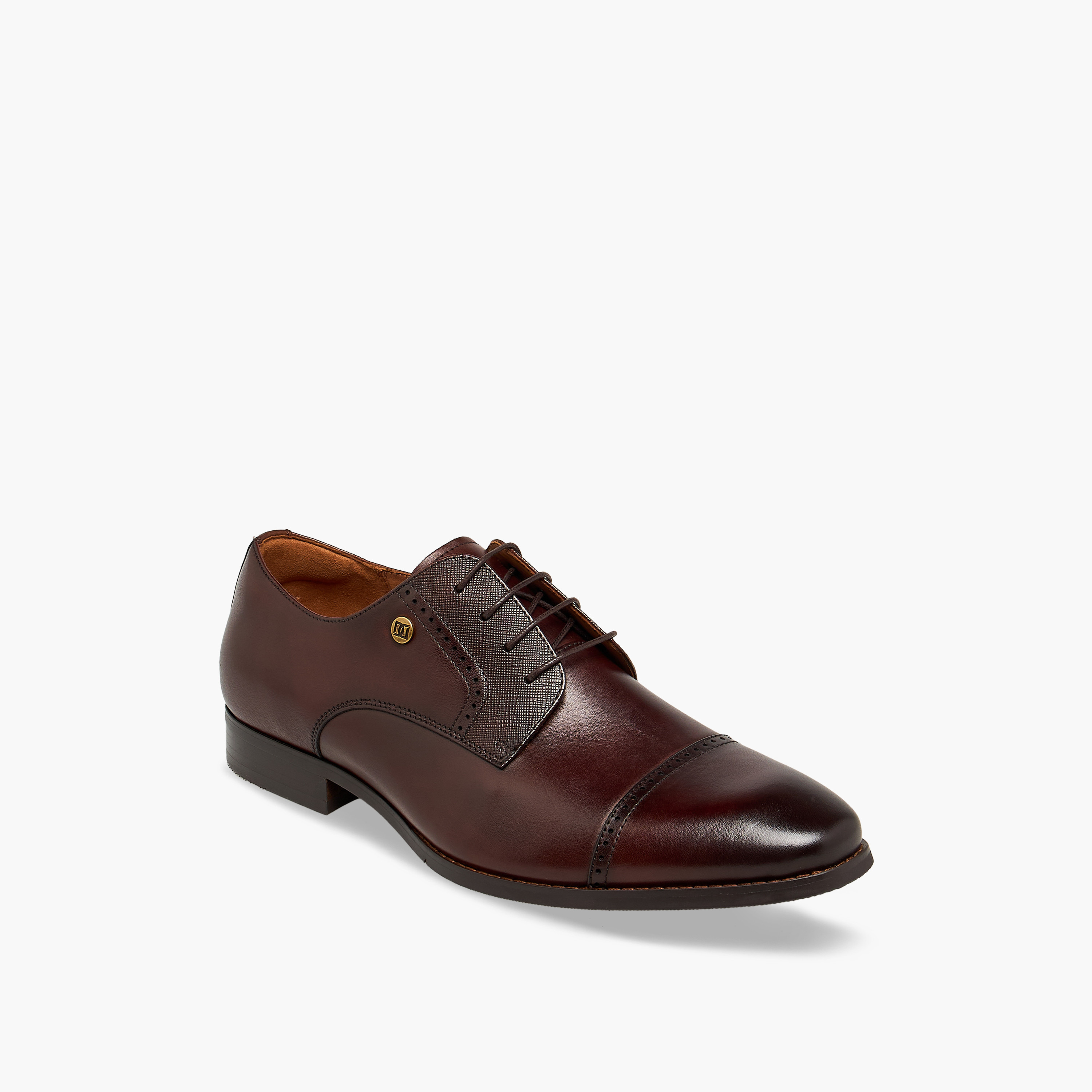 Duchini Men Leather Brogue Shoes-men-shoes-formalshoes-image-2