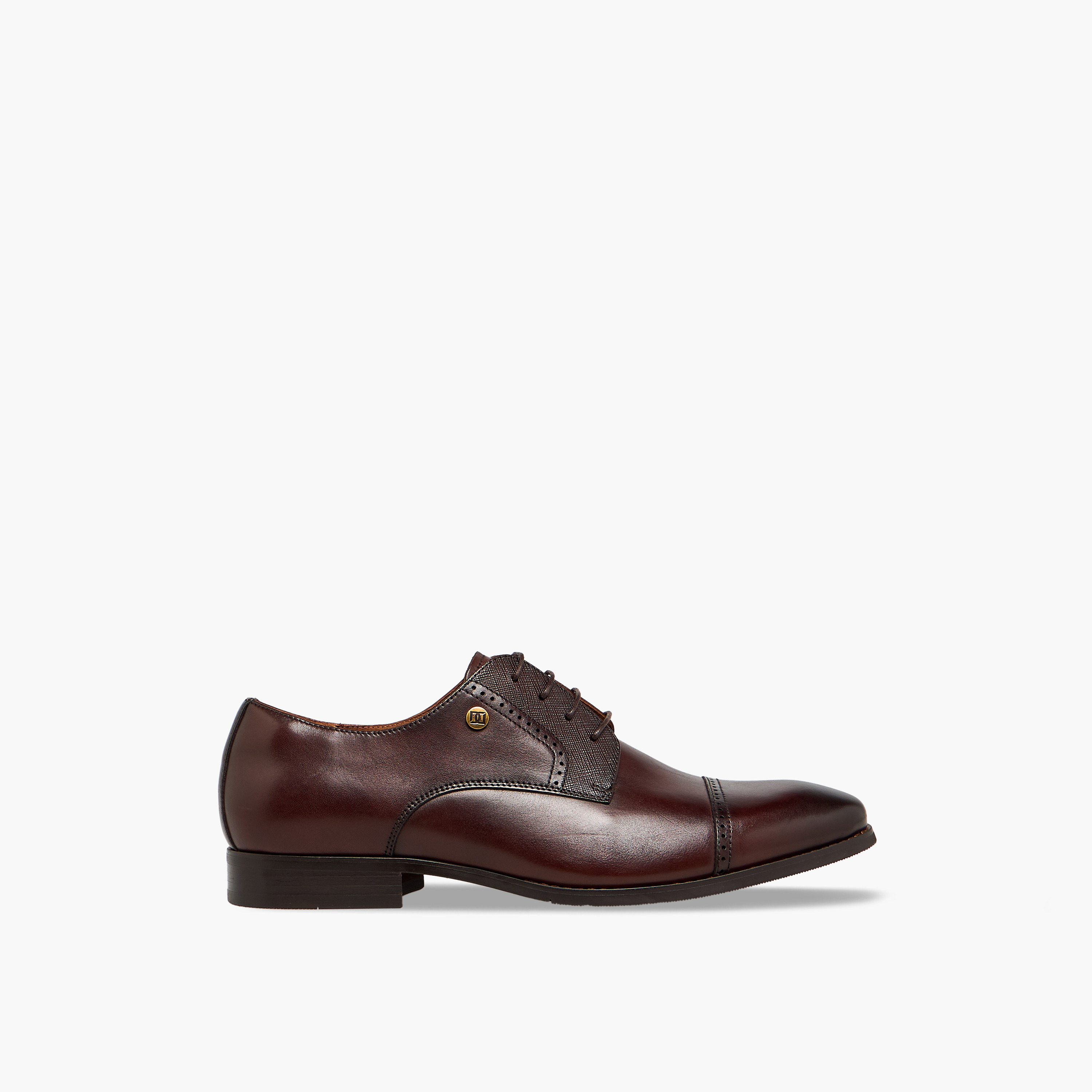Duchini Men Leather Brogue Shoes-men-shoes-formalshoes-image-3