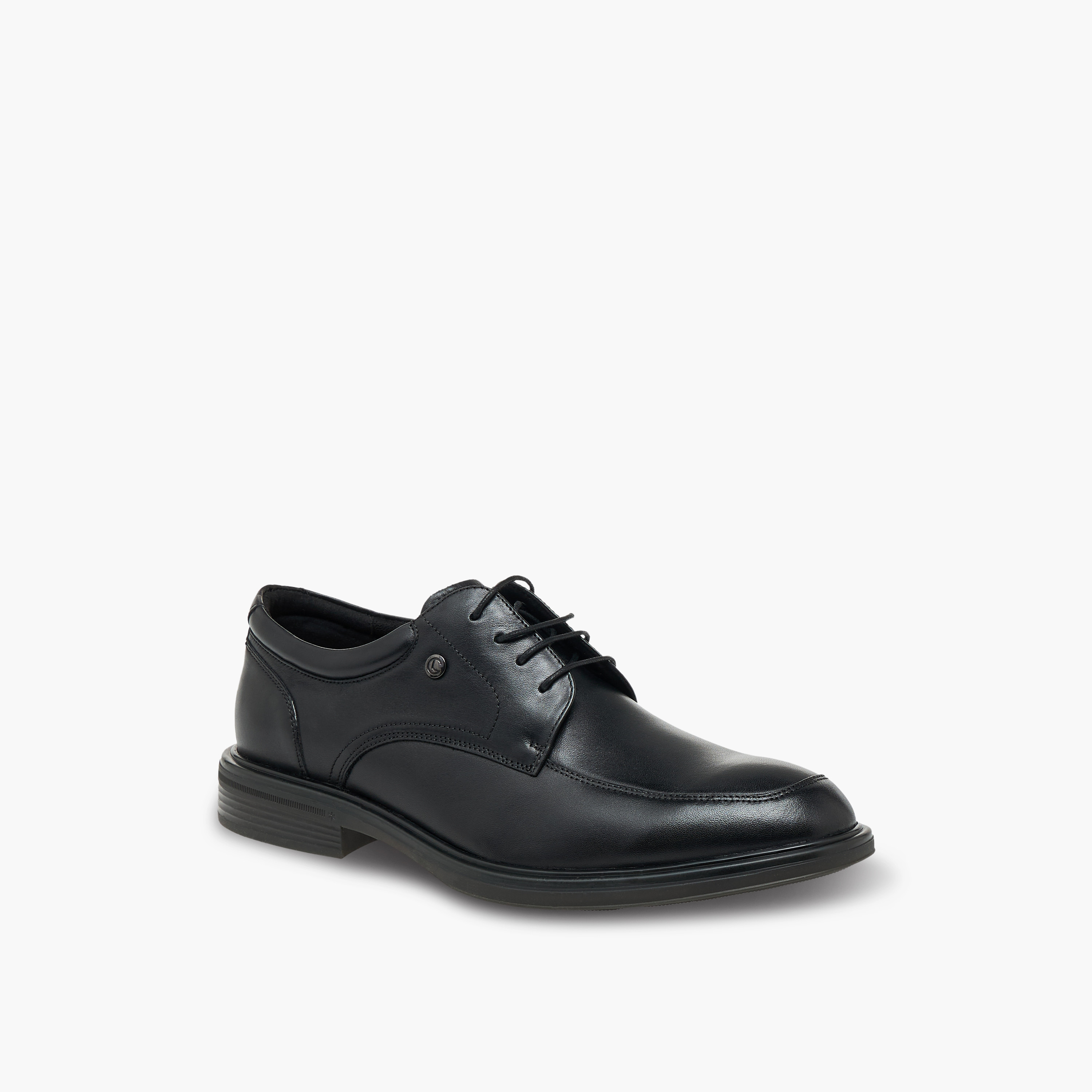 Le Confort Men Lace-Up Leather Derby Shoes-men-shoes-formalshoes-image-2