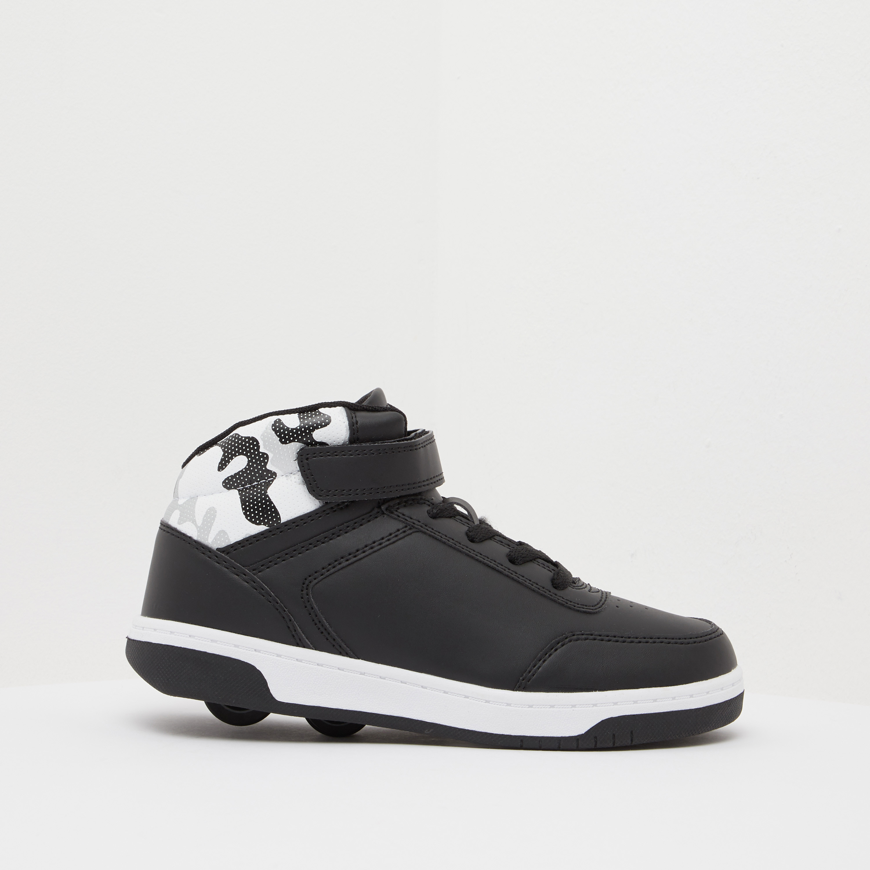 Camouflage Print High Cut Roller Skates Sneakers-boys-shoes-loafers-image-7
