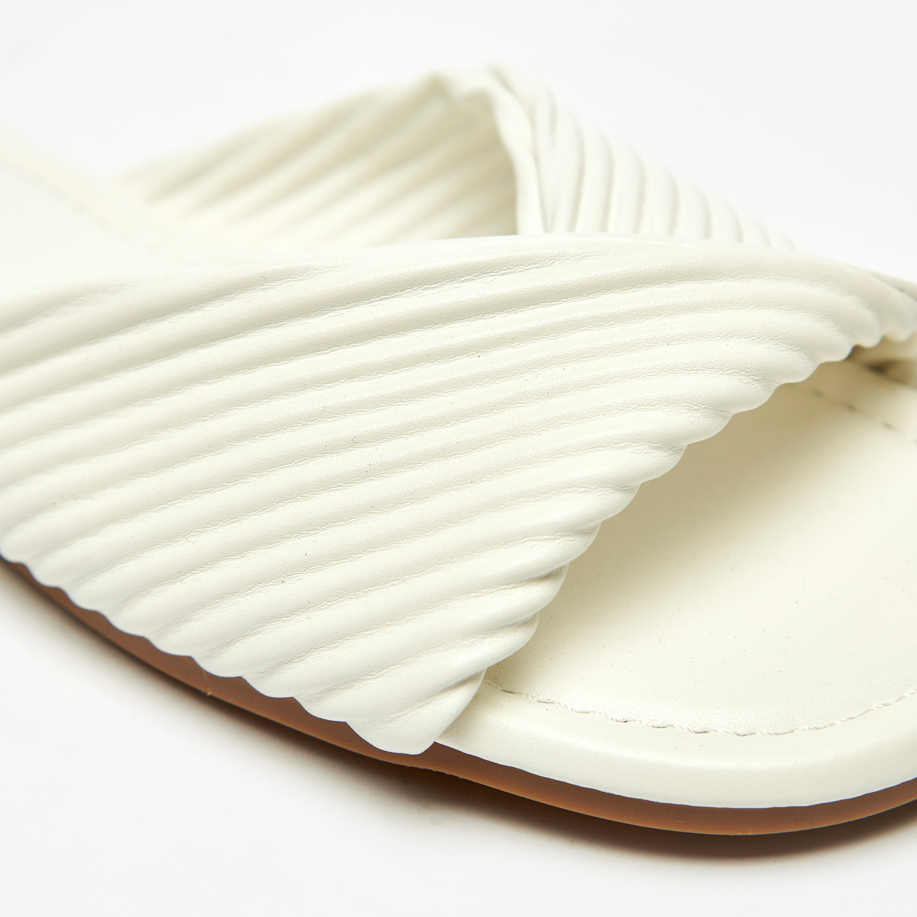 صندل سهل الارتداء بارز الملمس-women-shoes-flats-sandals-image-5