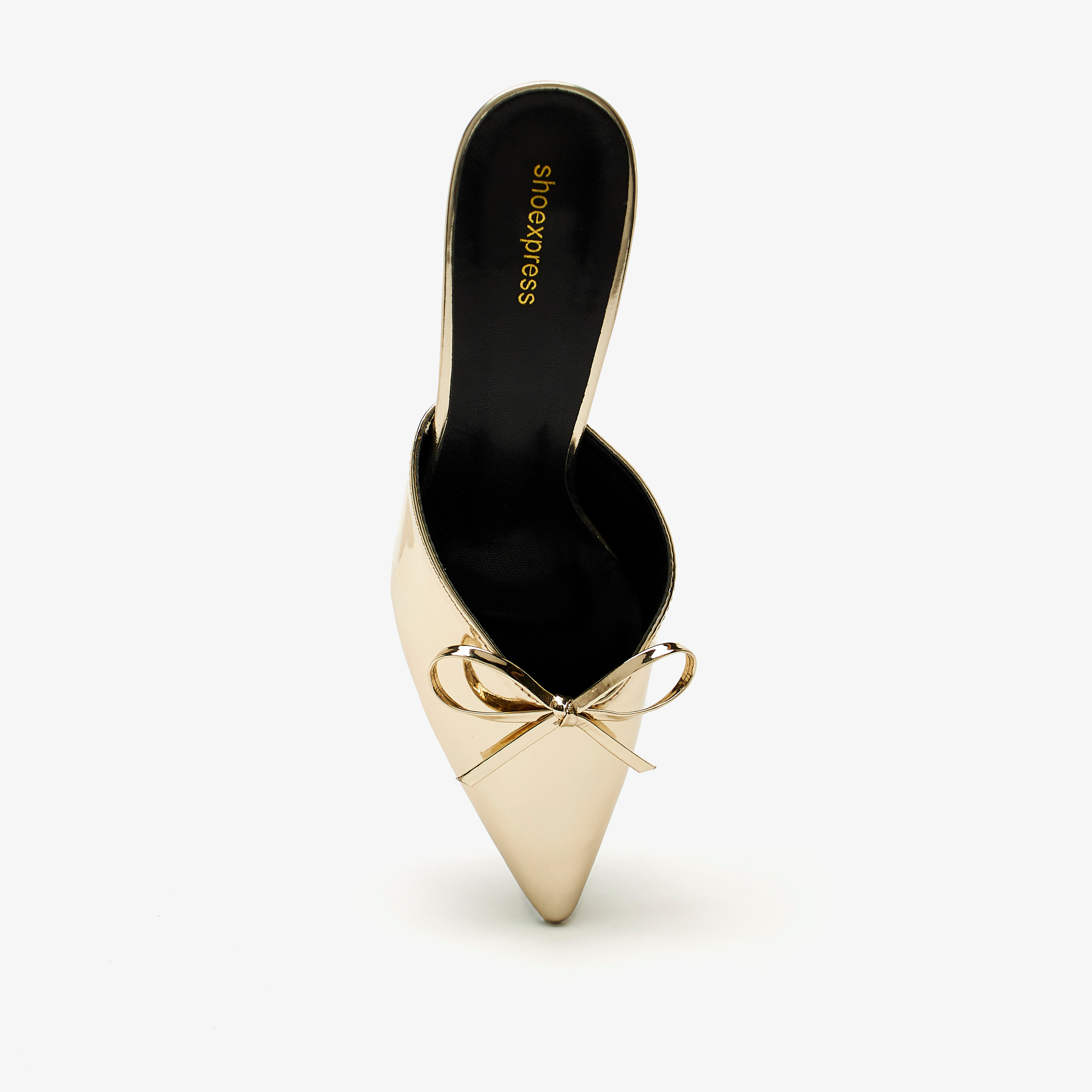 حذاء ميول ميتاليك بفيونكة وكعب صغير-women-shoes-heels-image-4